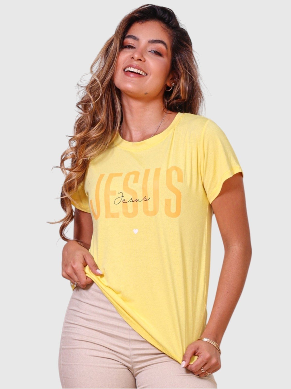 Vista 3 T-shirt D Bell Outlet Fashion Jesus rosa D BELL OUTLET FASHION rosa