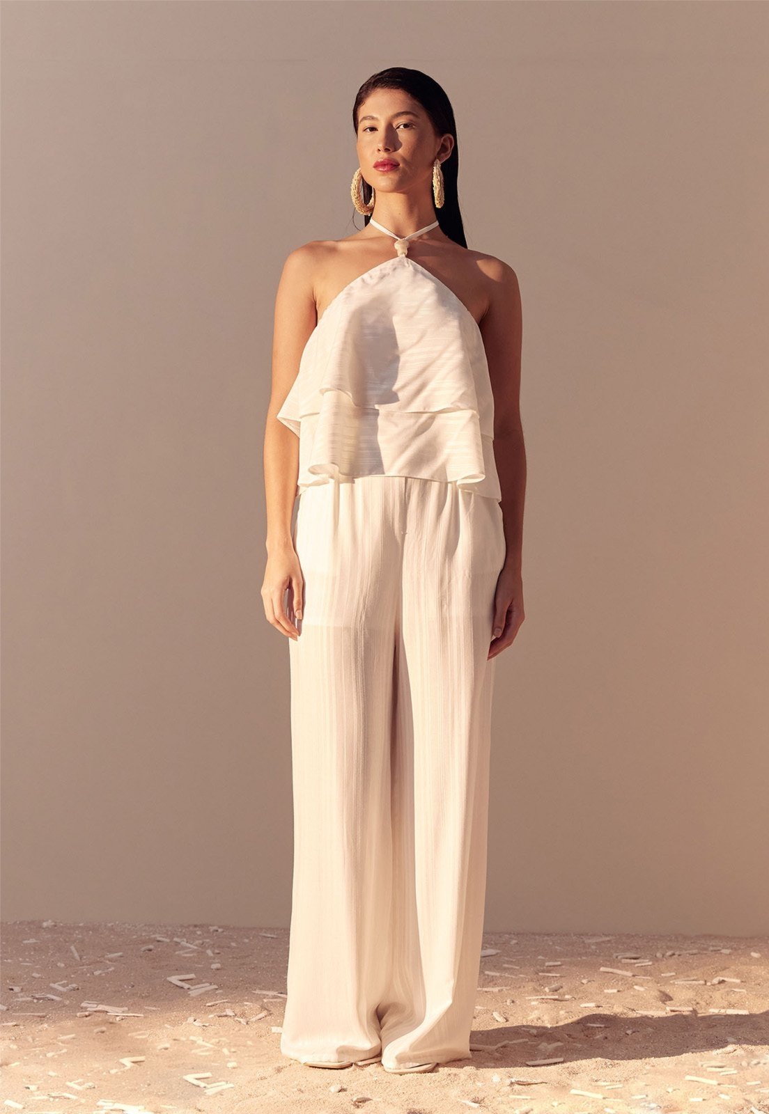 Calça Pantalona CaCay Bolso