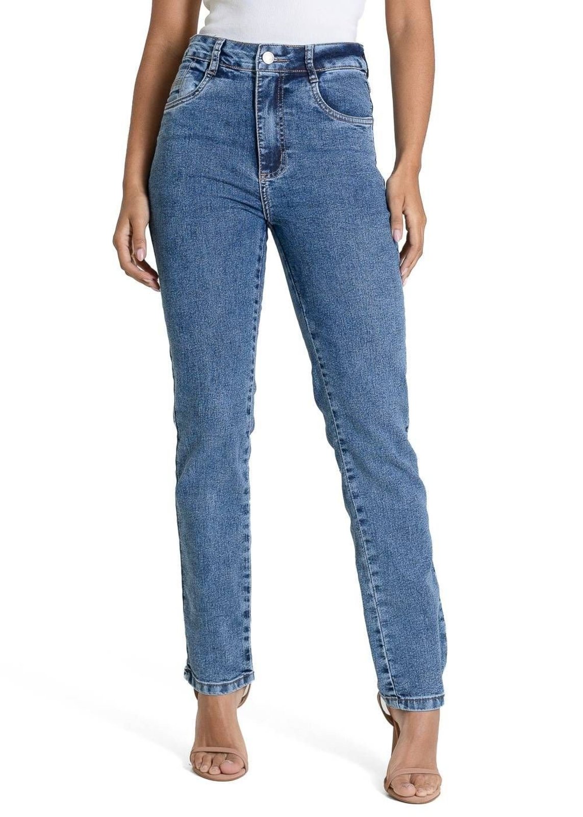 Calça Jeans Sawary Reta - 283717 - Azul - Sawary