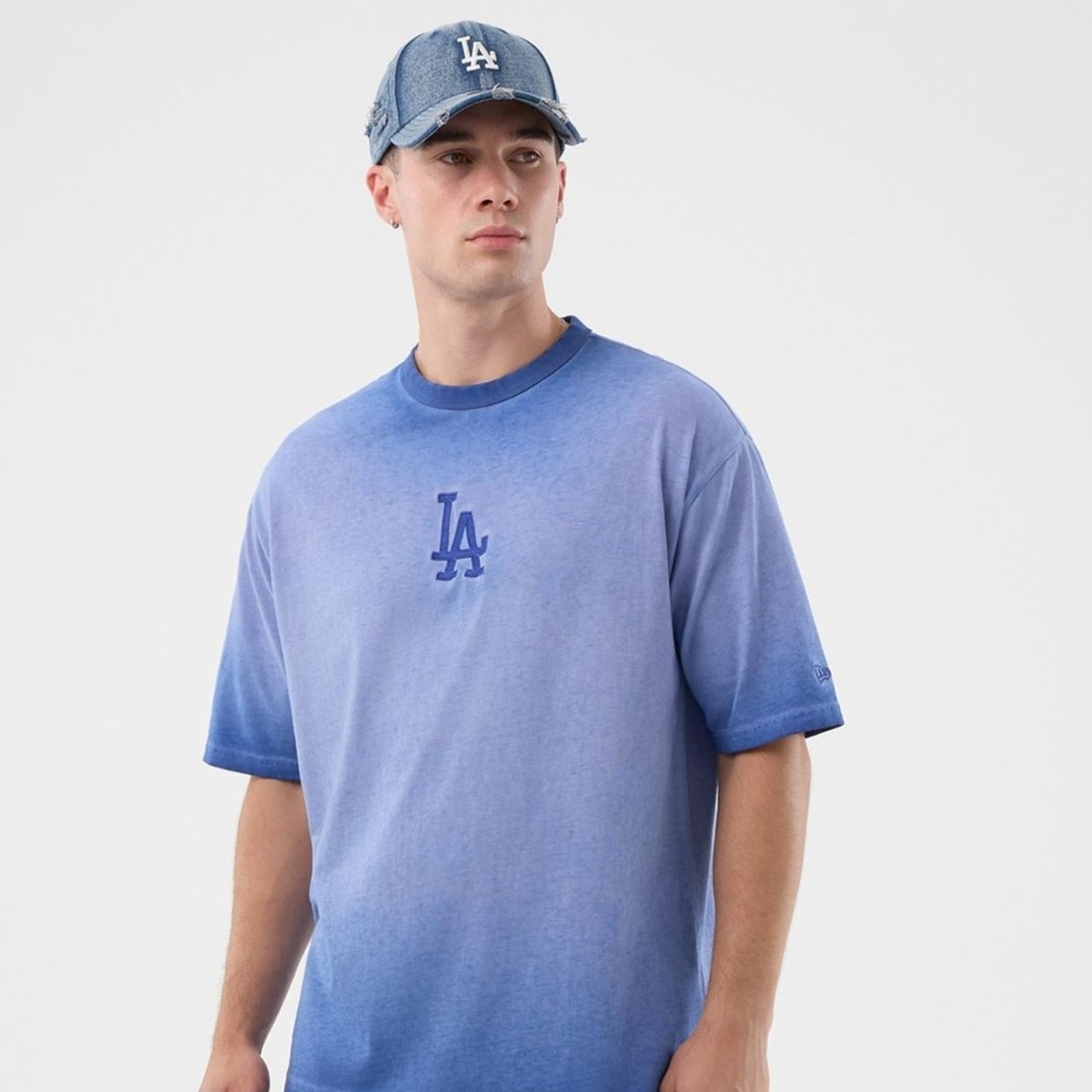 Camiseta New Era Regular Los Angeles Dodgers Azul
