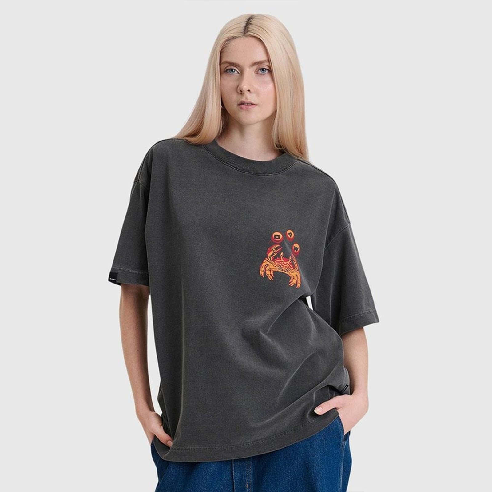 CAMISETA OVERSIZED BAW JUGGLER KRAB Preto