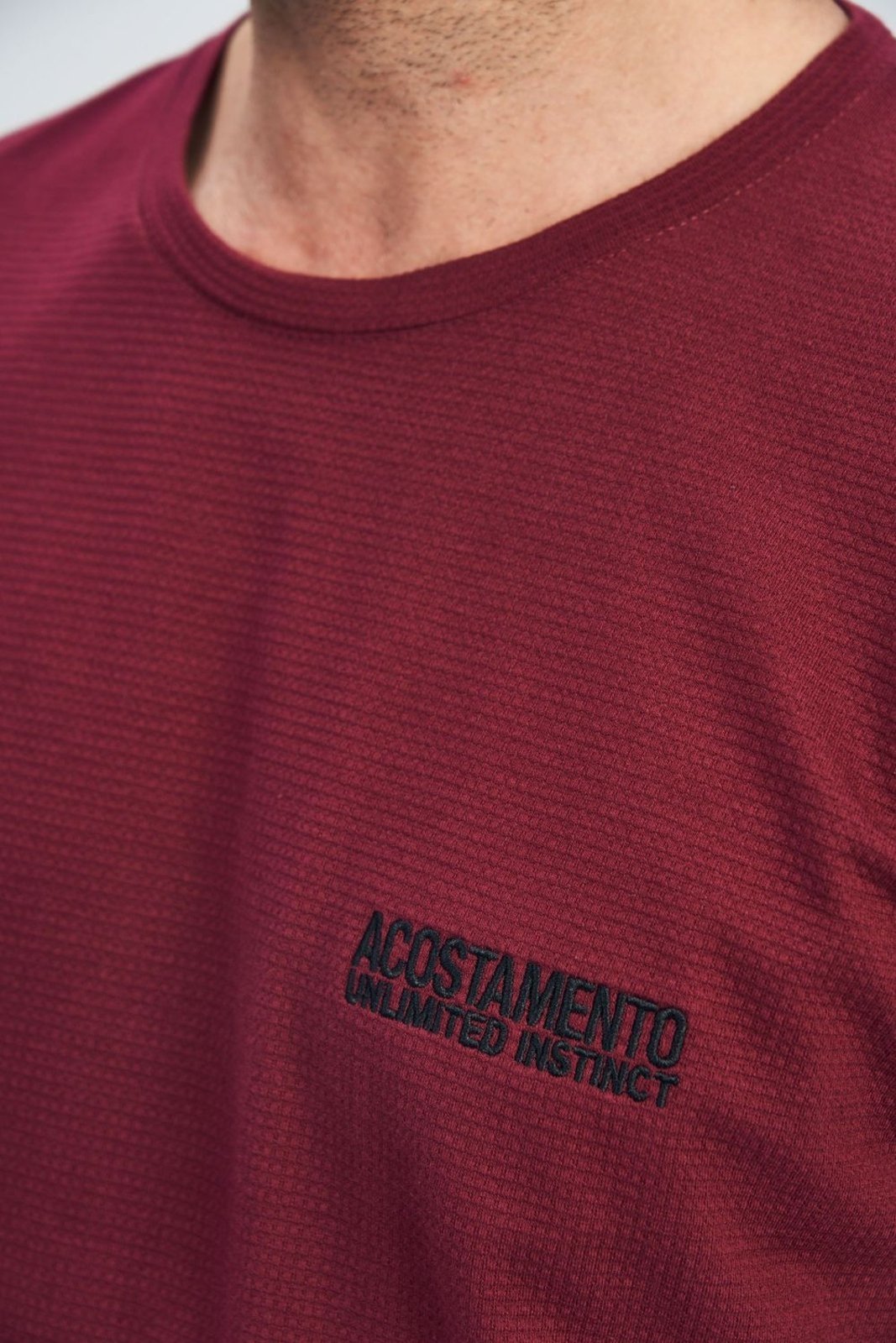 Vista 3 Camiseta Square Instinct Masculina Acostamento ACOSTAMENTO MASCULINO vinho ACOSTAMENTO MASCULINO vinho