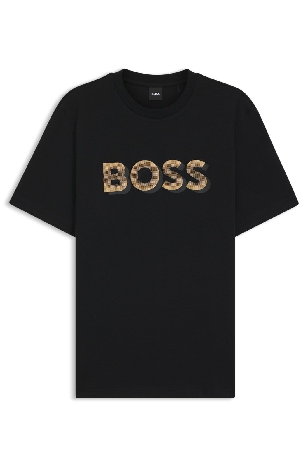 Camiseta De Algodão Mercerizado Com Logo