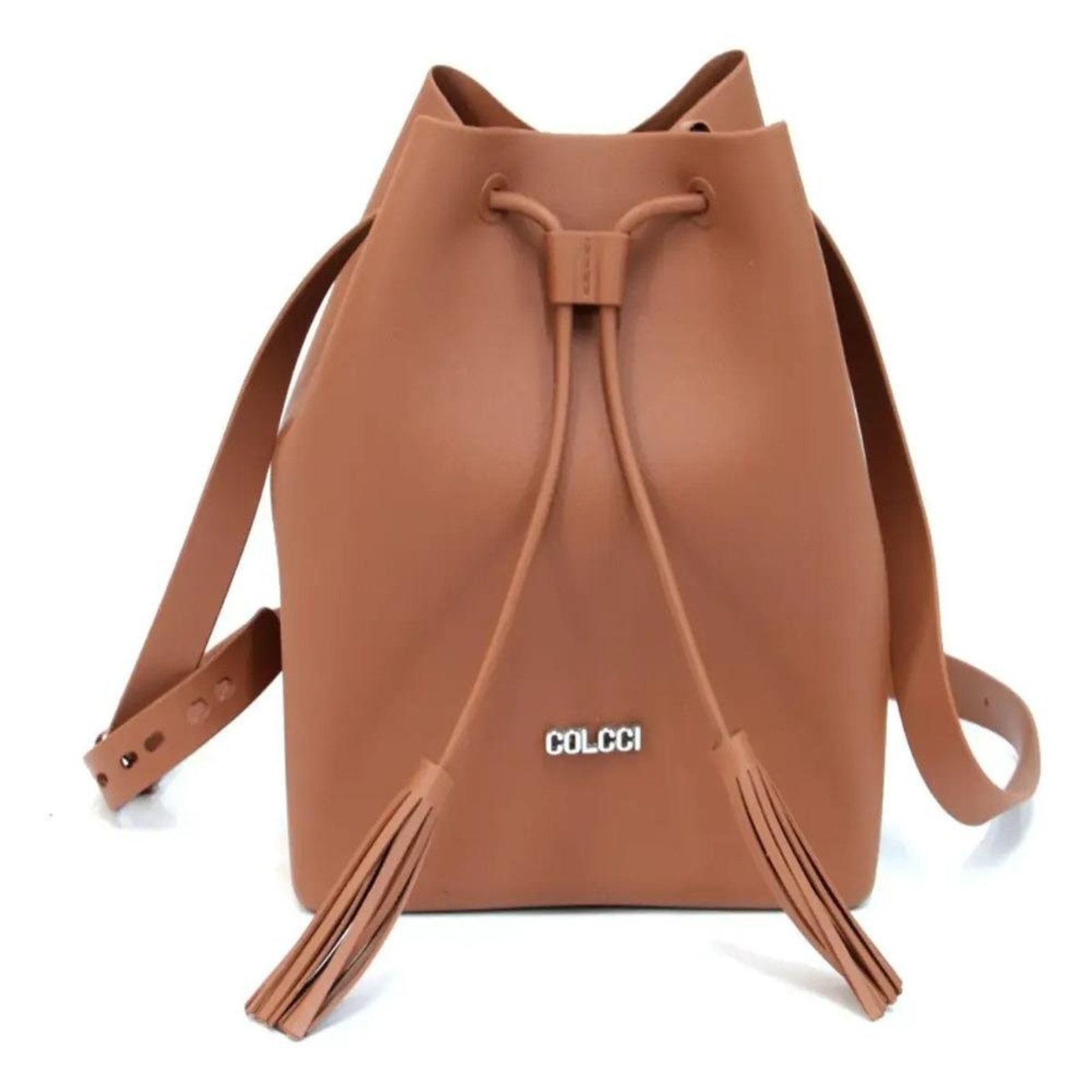 Bolsa Saco Colcci Chicago Techfit Crossbody com Franja Boho