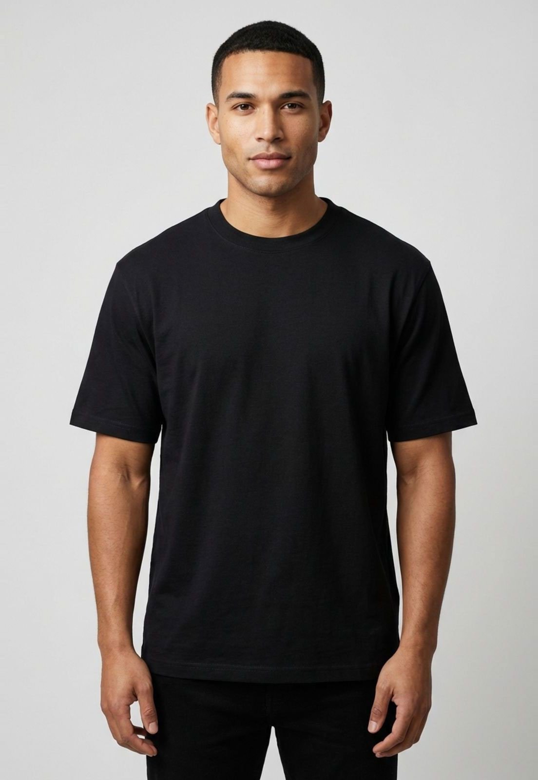 Vista 2 Camiseta Masculina Aeropostale Oversized Preta preto Aeropostale preto
