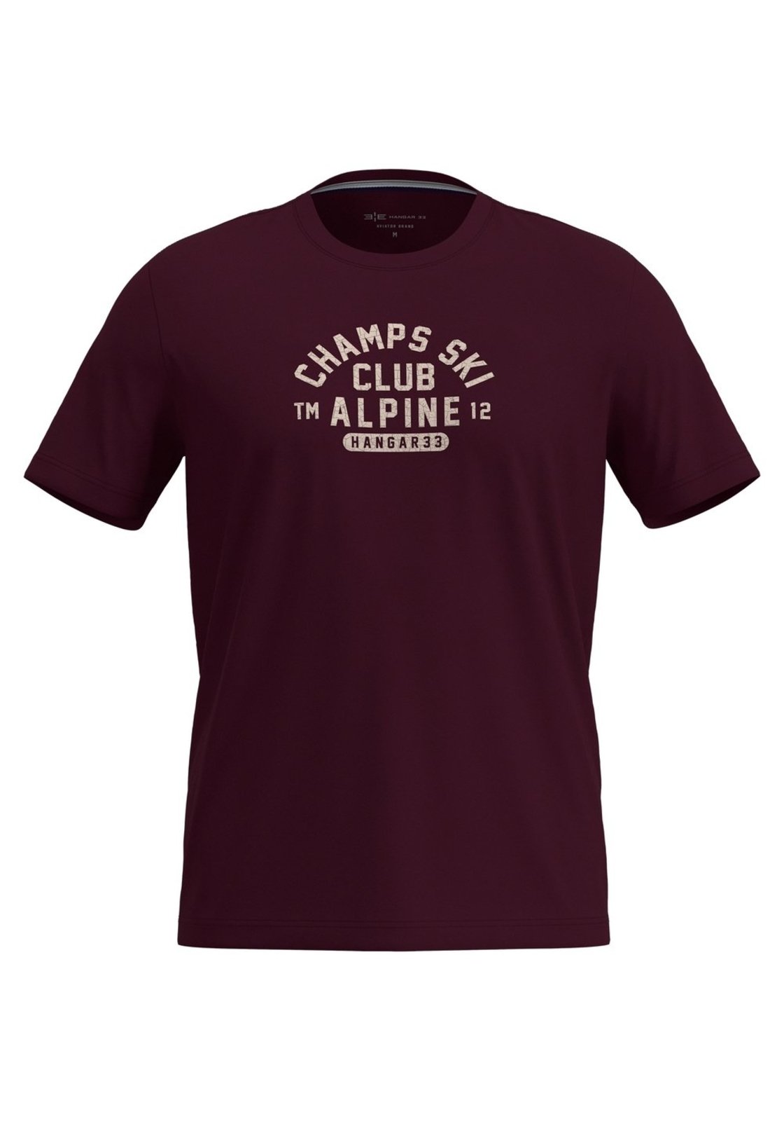 Camiseta De Mangas Curtas Em Malha De Algodão