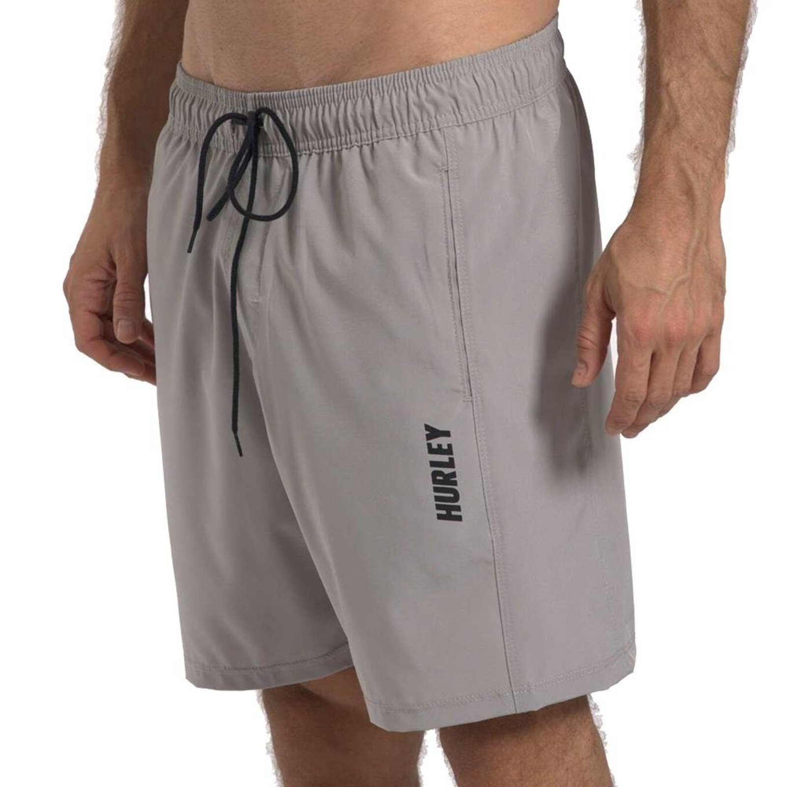 Bermuda Hurley Elástico Block 17" WT26 Masculina Cinza"