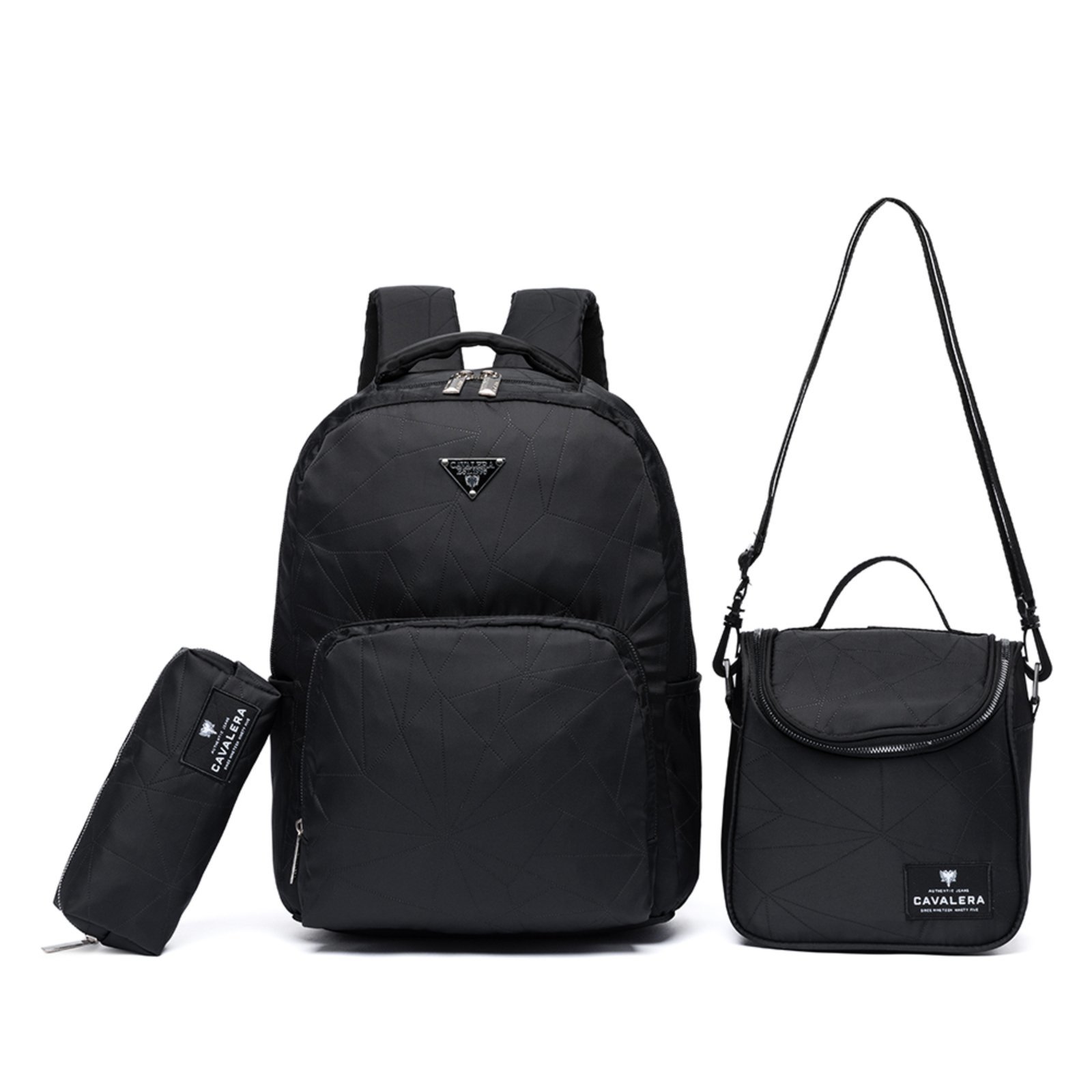 Kit Mochila Escolar Feminina Resistente
