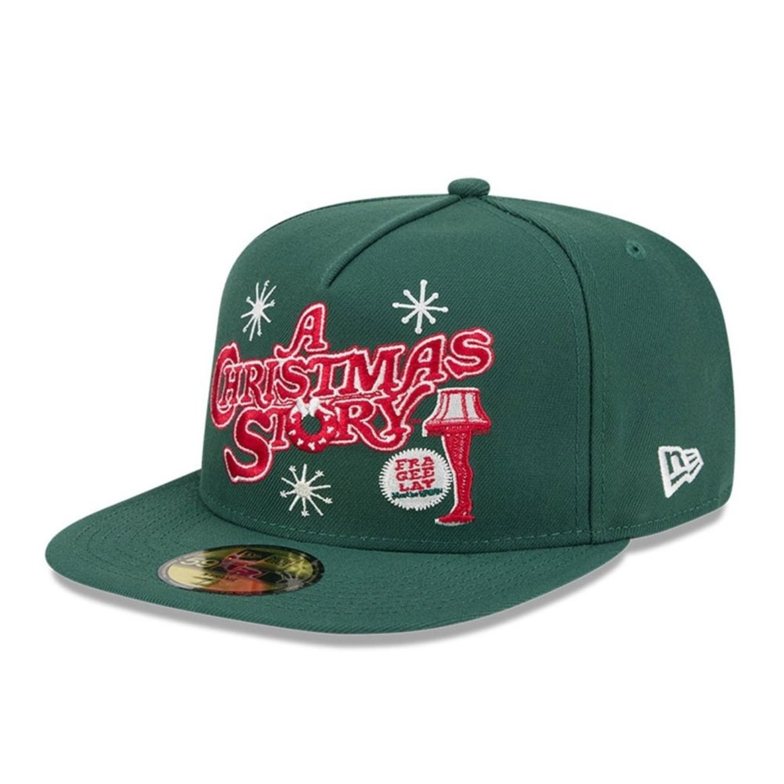 Bone New Era 59FIFTY A-FRAME Christmas Generic Logo NEW ERA Verde