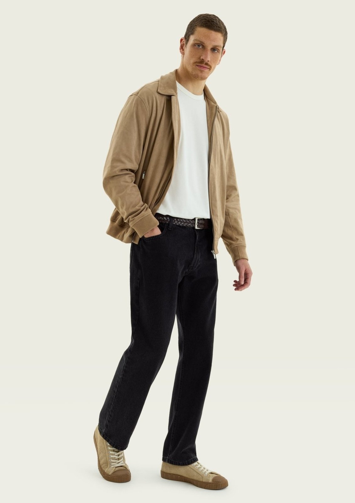 Calça Masculina Reta em Jeans