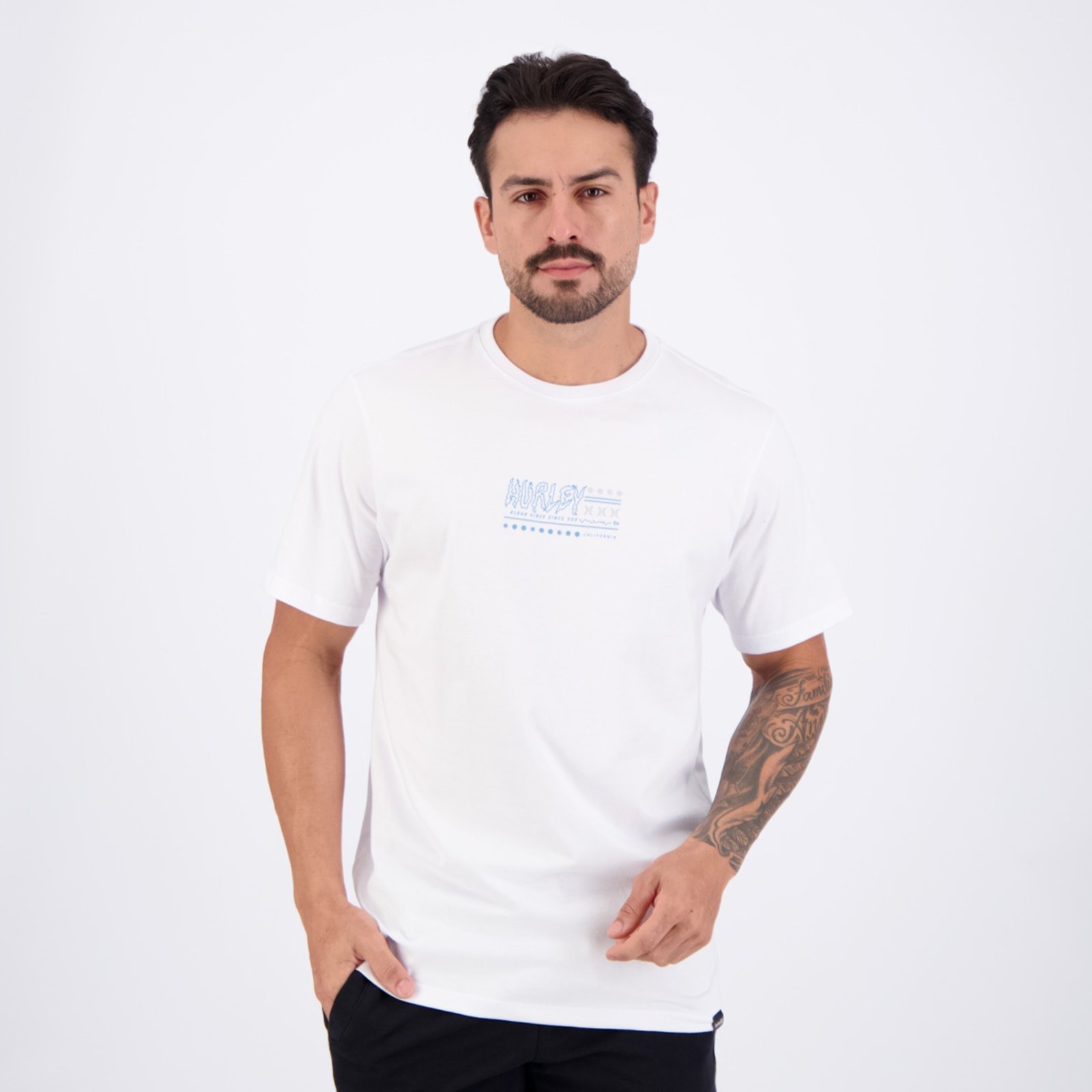 Camiseta Hurley Silk Psyko Branca