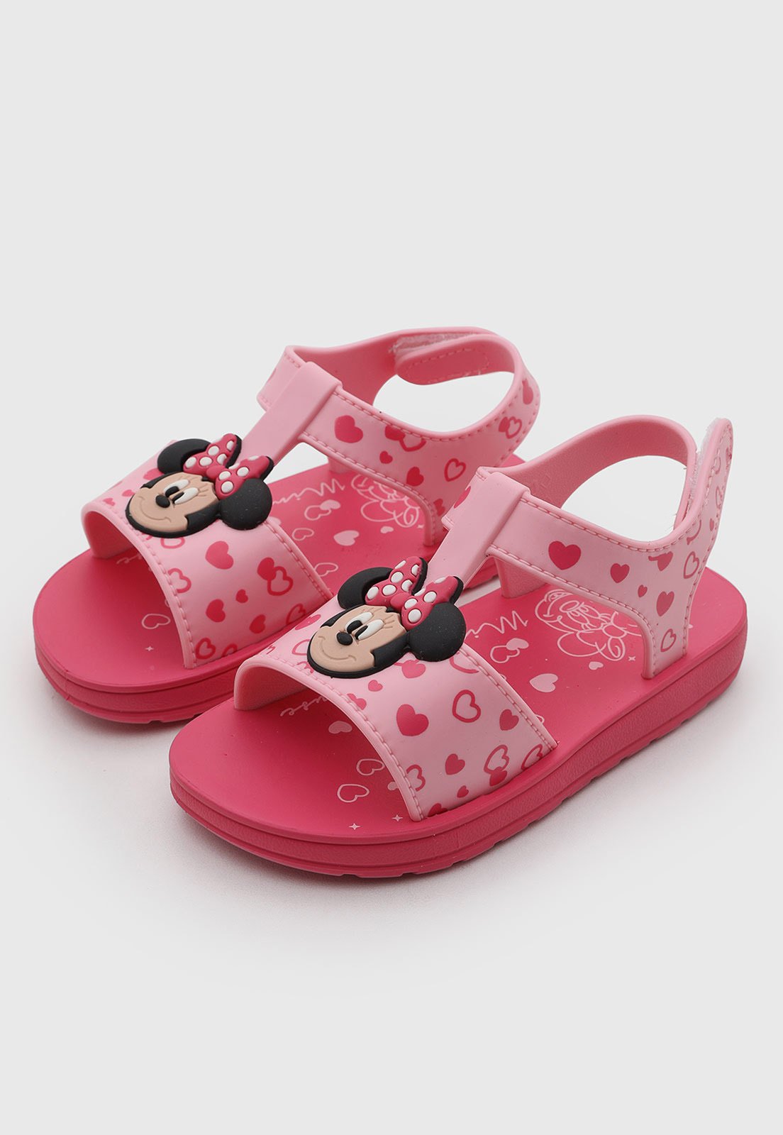 Infantil - Sandália Grendene Minnie Mouse Rosa