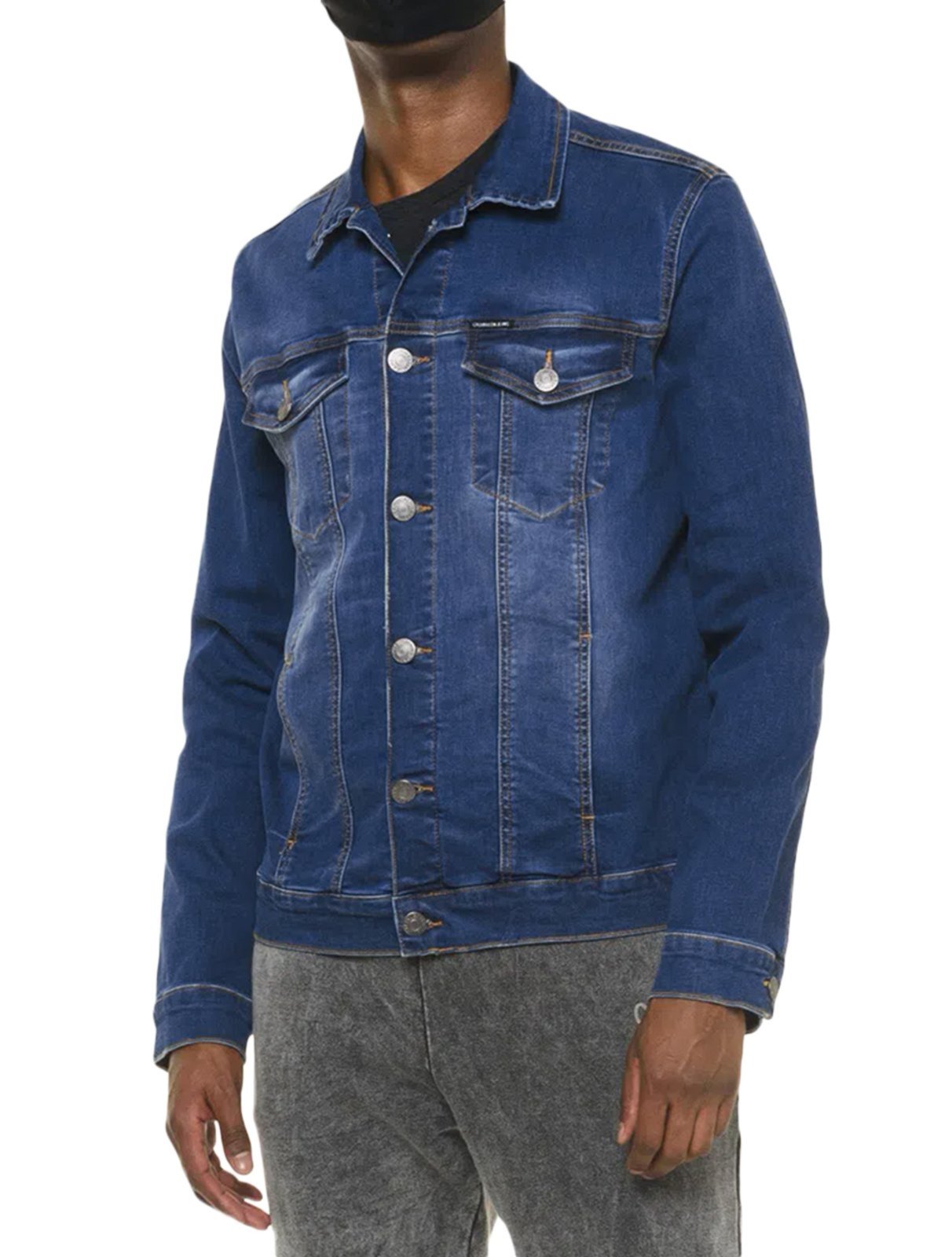 Jaqueta Calvin Klein Jeans Trucker Essential Azul Médio