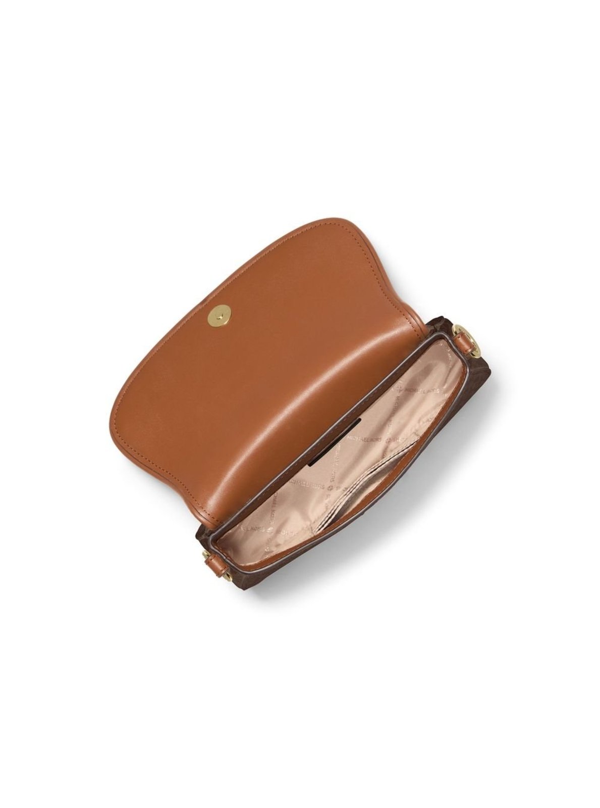 Vista 3 Bolsa Transversal Mila Pequena Logo 35F5GIMC1B200 marrom marrom