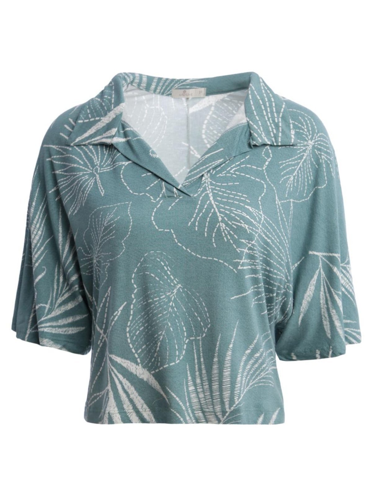 Vista 2 Blusa Manga 3/4 Autentique Feminina verde Autentique verde