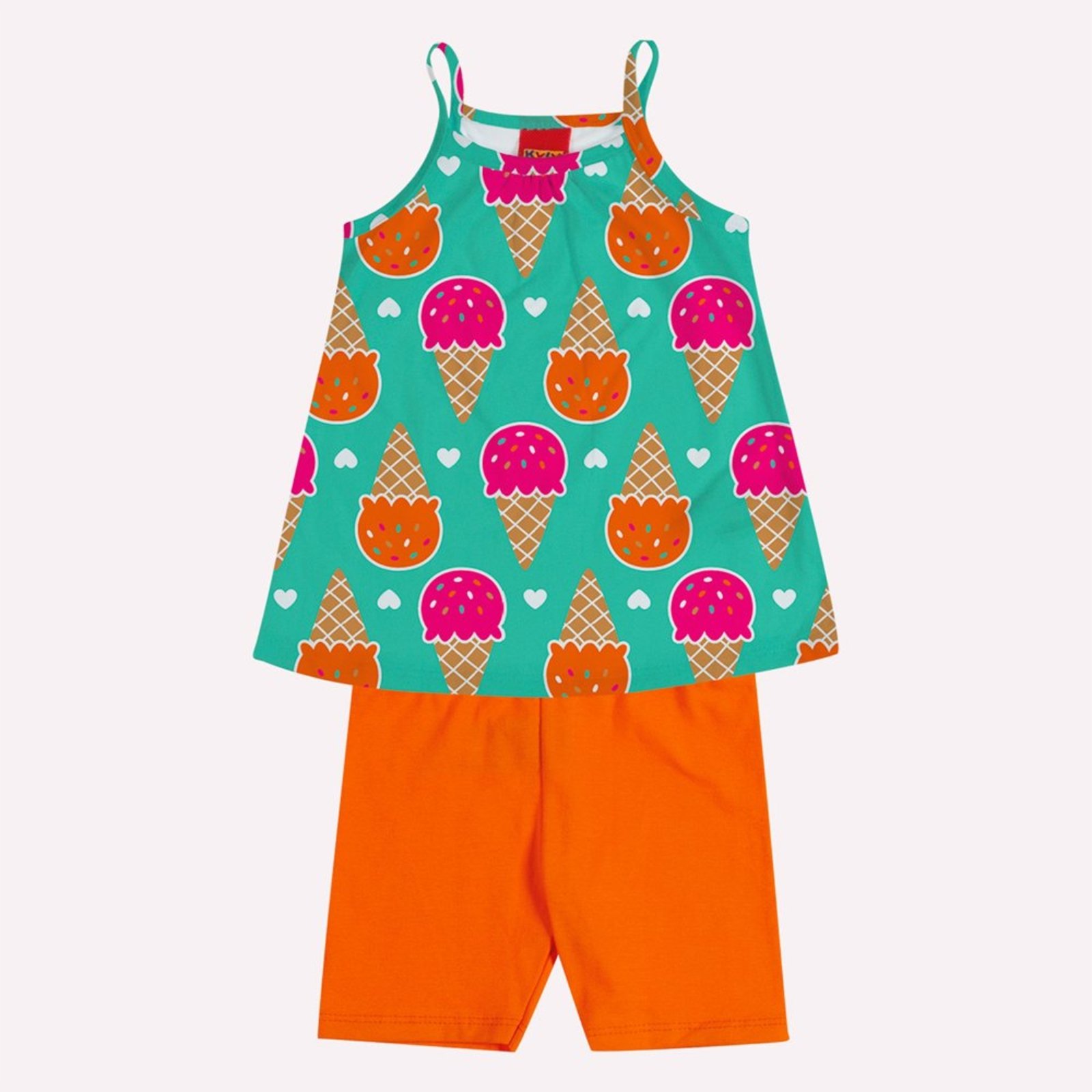 Infantil - Conjunto Menina Estampado Kyly