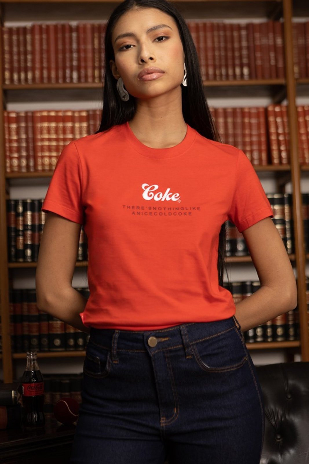 Baby Look com Bordado Coke