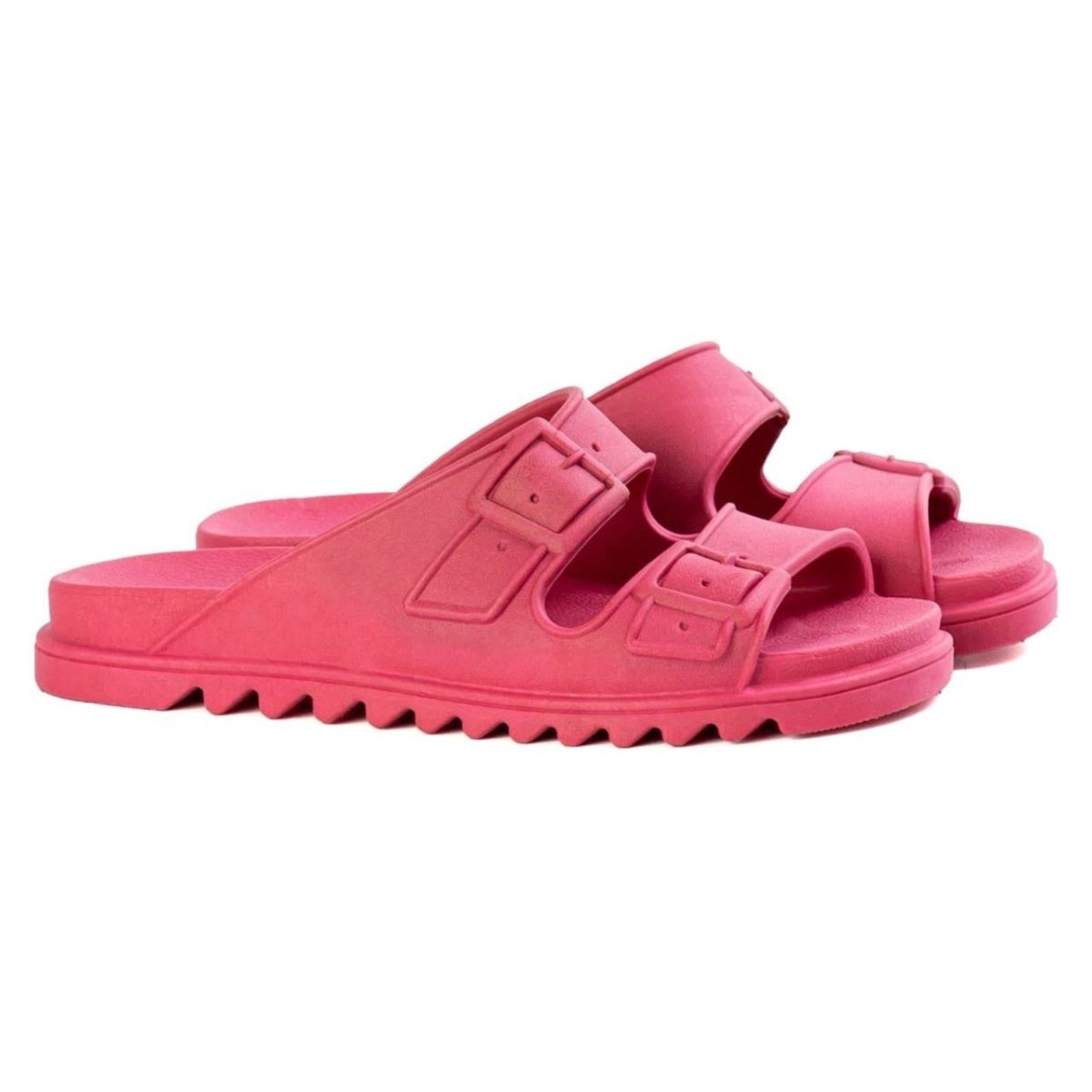 Sandália Feminina Anna Andrade Chinela Casual Flatform Macia Leve Moda Tendência Rosa
