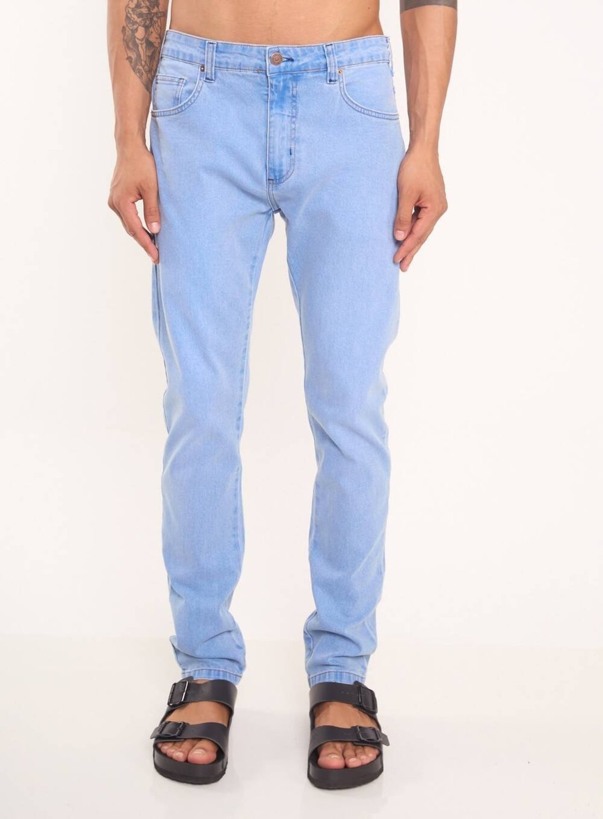 Calça Jeans Masculina Slim New Felipe com Bolsos Colcci Indigo