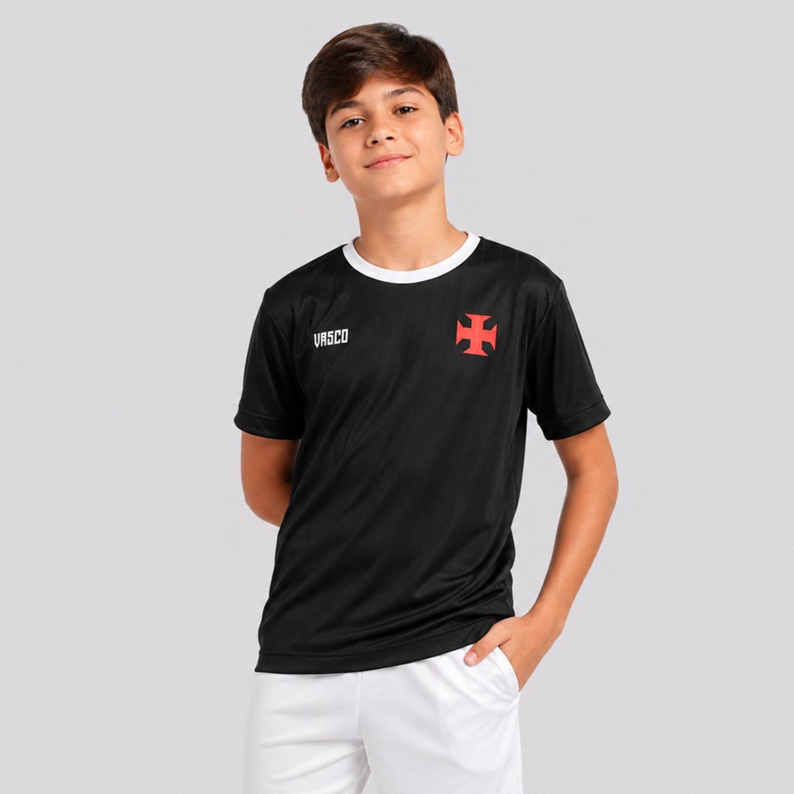 Camisa Vasco Riso Preta
