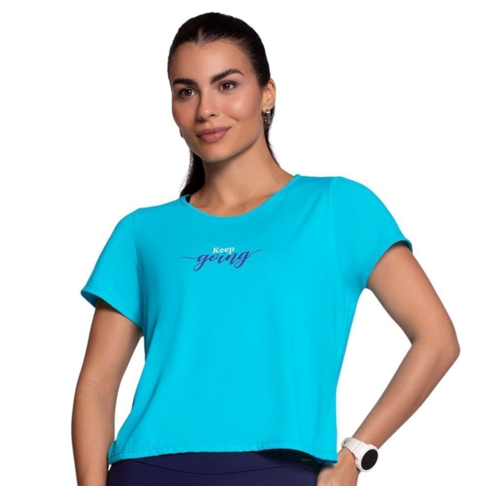 Camiseta Selene Proteção UV Feminina – Azul – selene