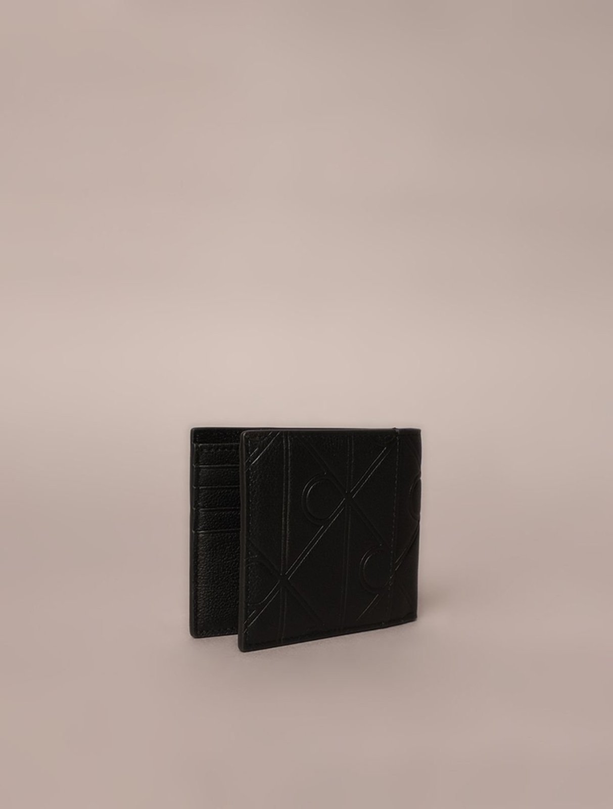 Carteira Calvin Klein Estampa Total Emboss - Preto Calvin Klein Jeans
