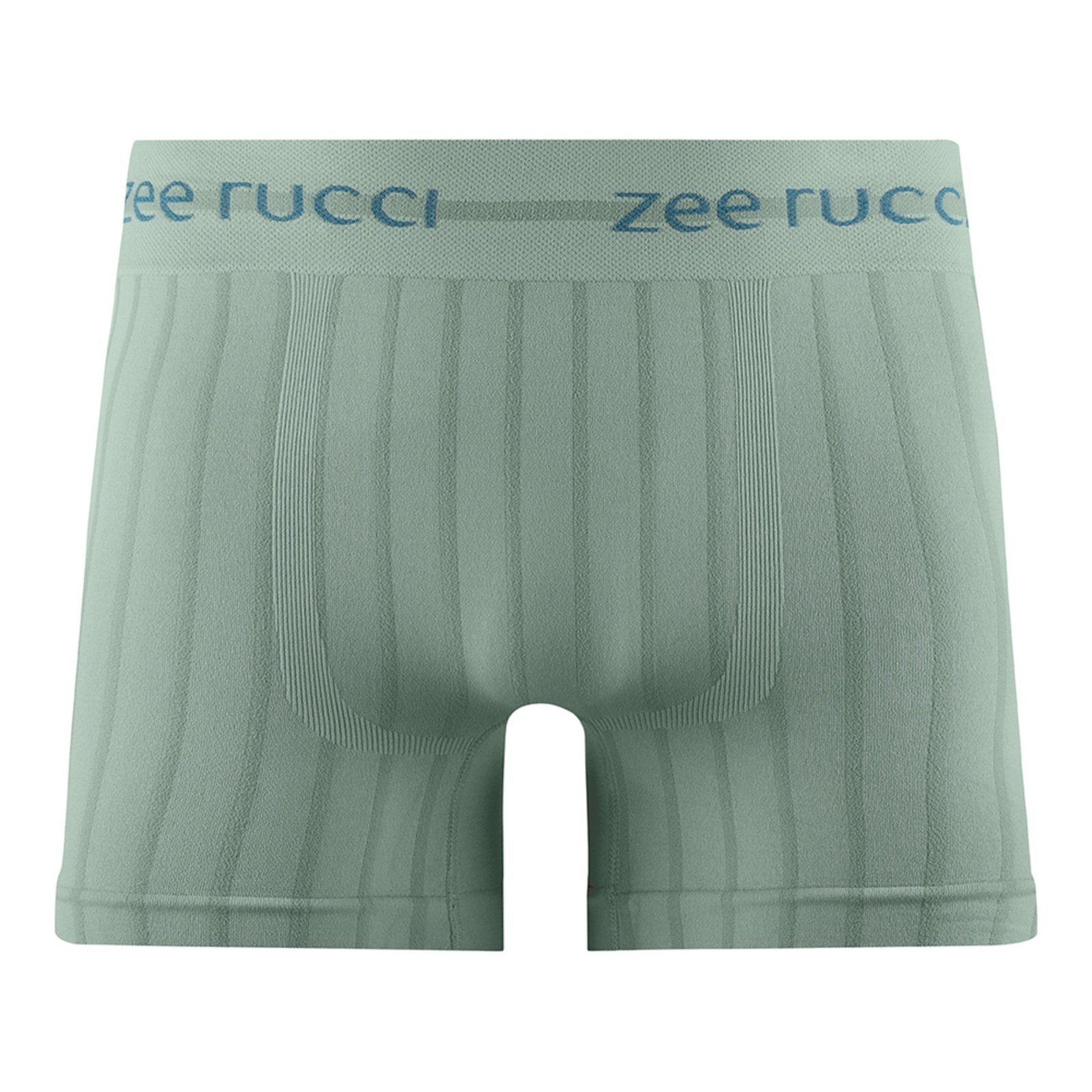 Cueca Boxer Jacquard Listrado Vertical sem Costura Verde Grigio