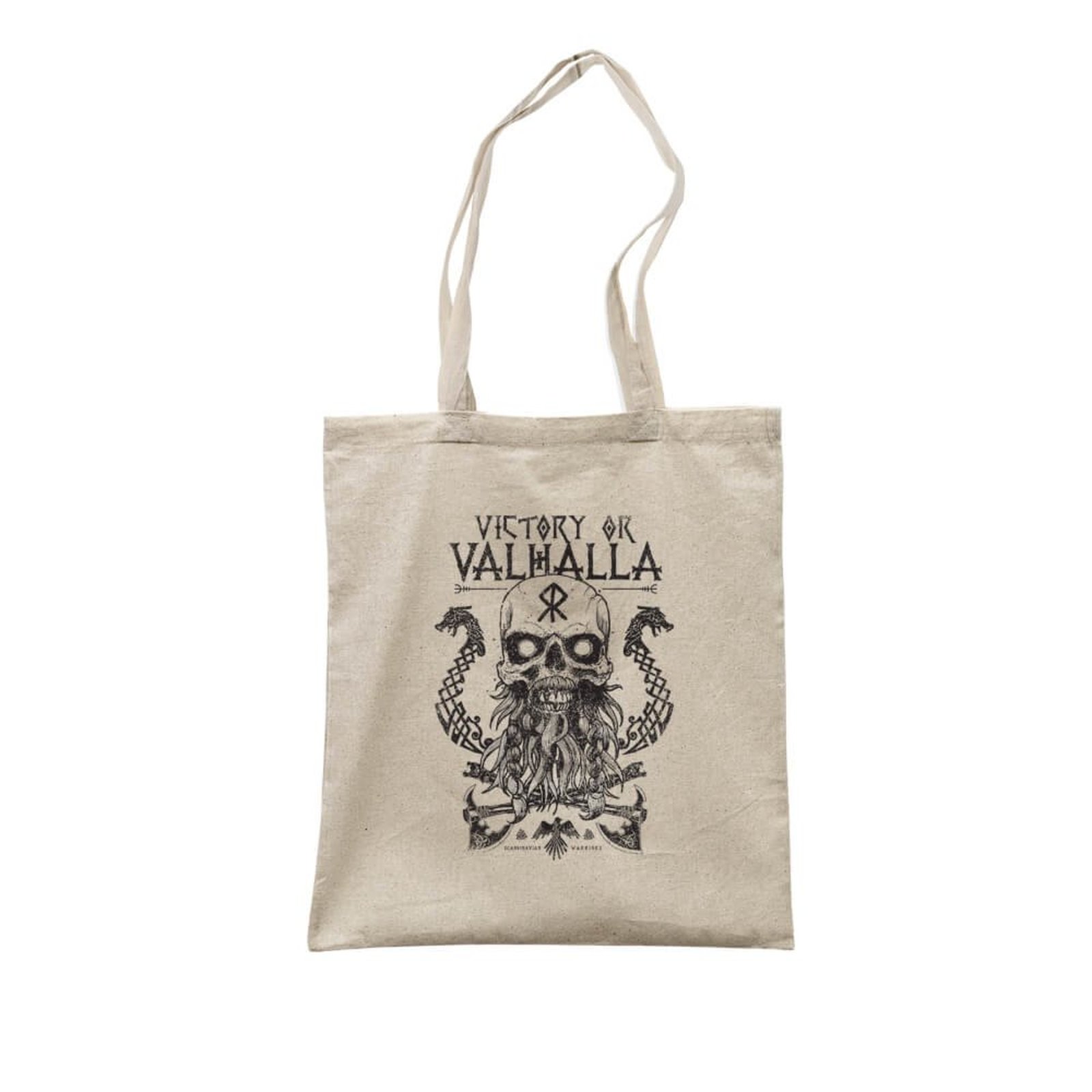 Ecobag Viking Skull - Bege - Casual - Studio Geek