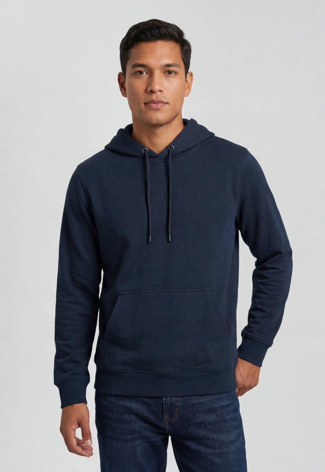 Blusa de Moletom Masculina Aeropostale Capuz Azul Marinho