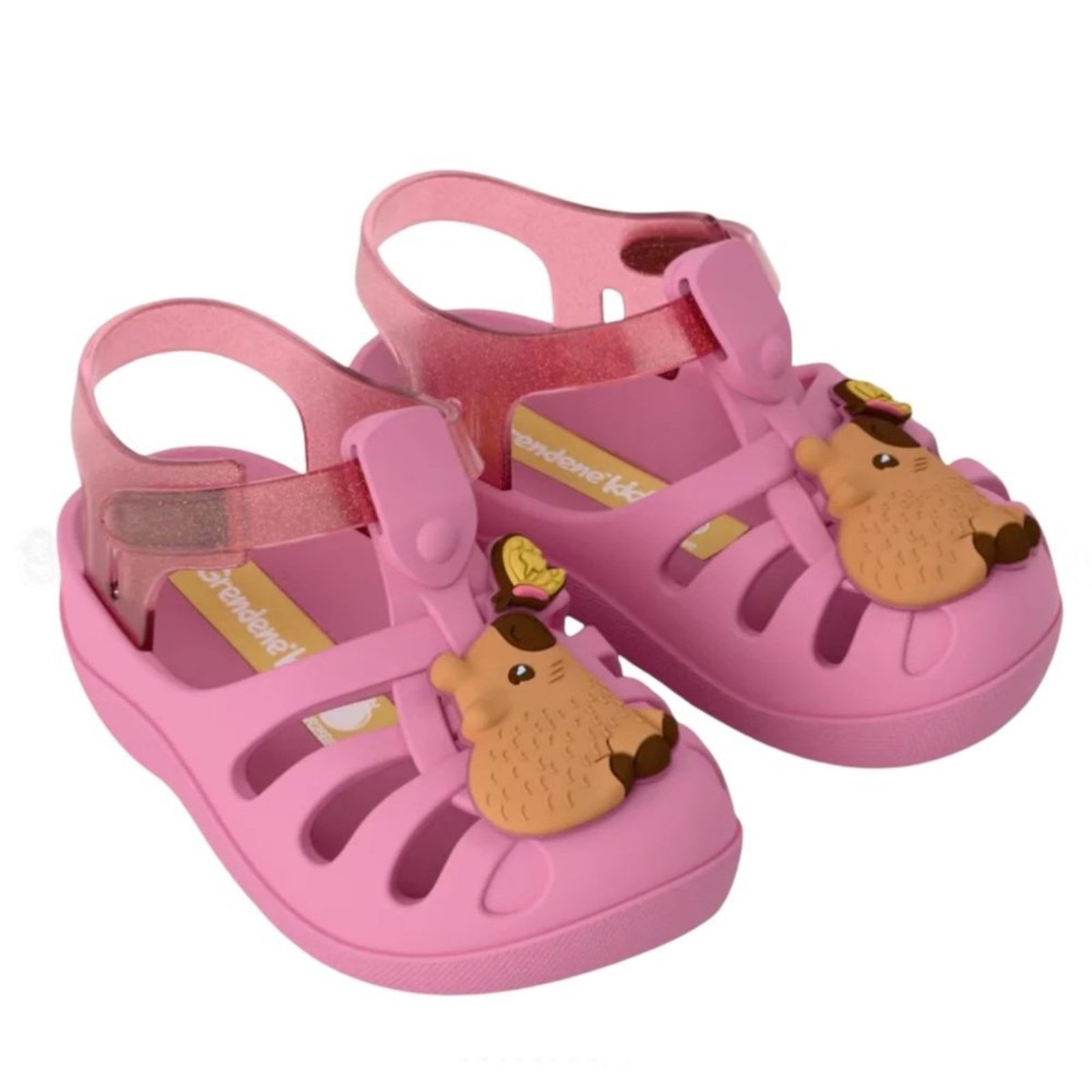 Infantil - Babuche Grendene Lumy Capivara 23488 Grendene Rosa