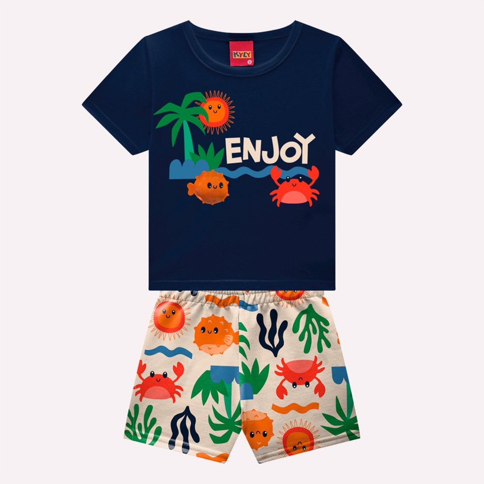 Infantil - Conjunto Menino em Algodão Kyly