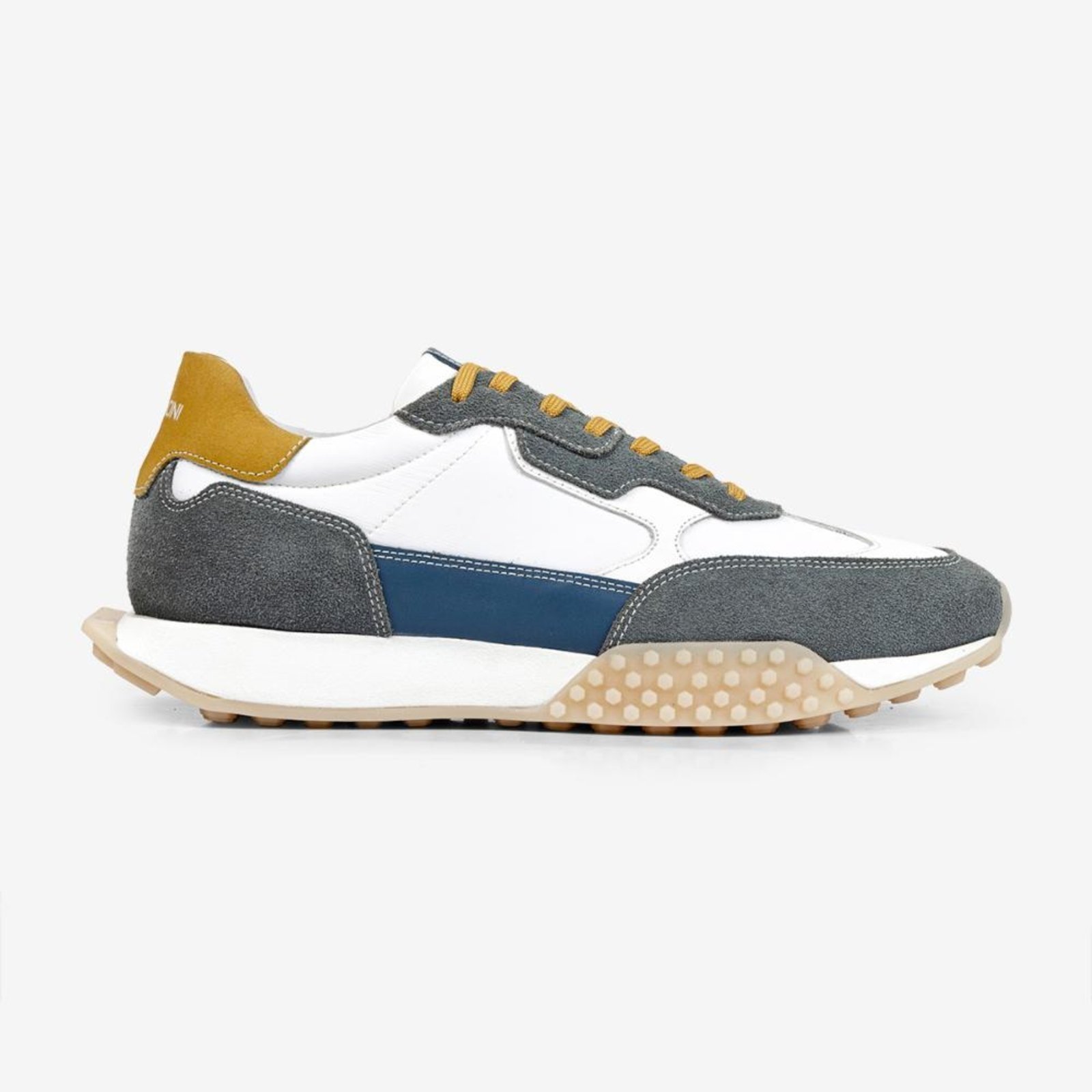 Sneaker Masculino Couro Racer Ferracini 8529-693A Cinza