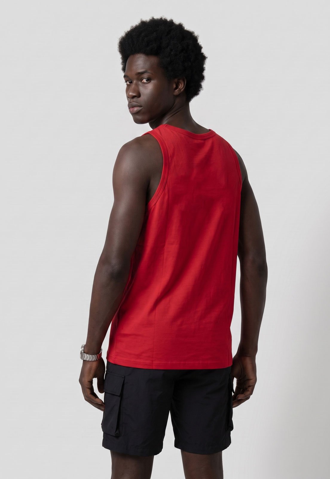 Regata Masculina Quiksilver Comp Logo Vermelha