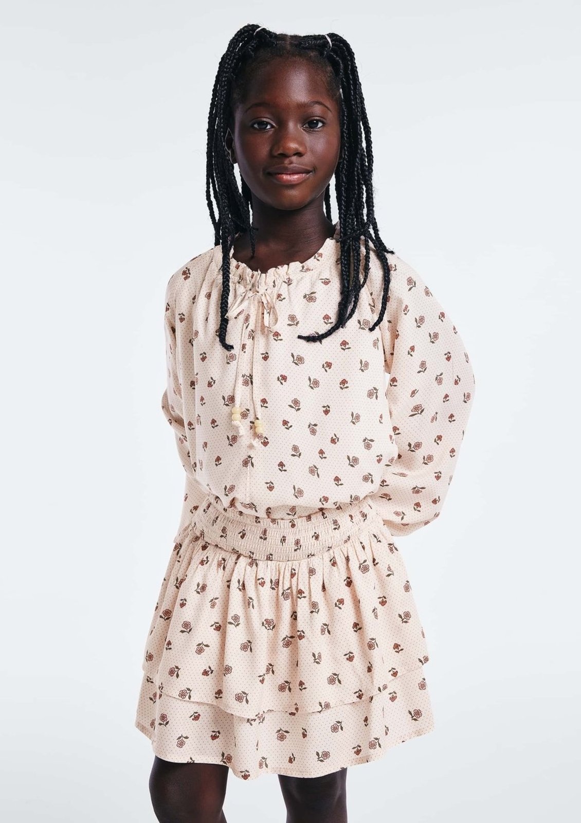 Infantil - Blusa Bata Menina Estampada Hering