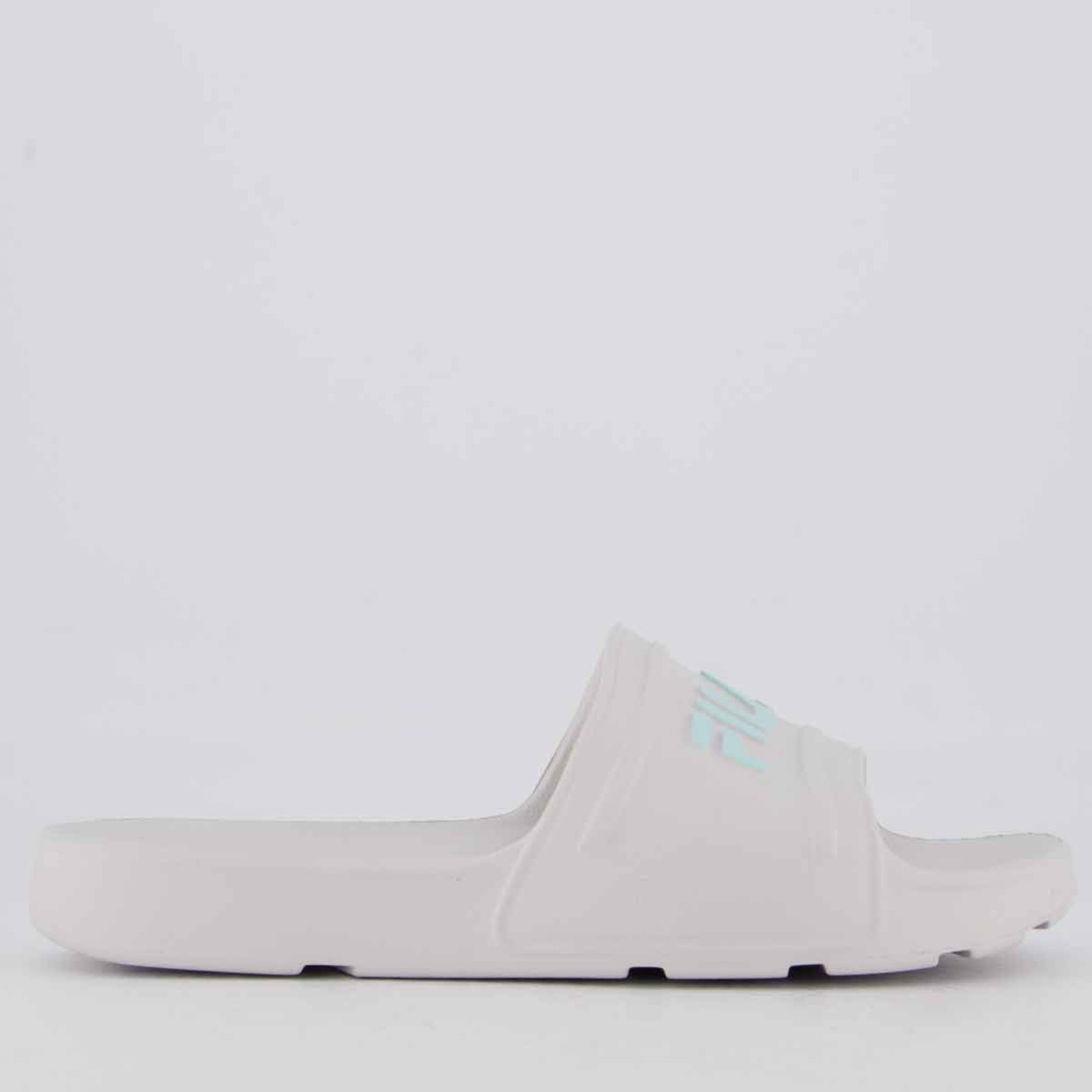 Vista 3 Chinelo Fila Sleek Slide Feminino Off White branco white Fila branco white
