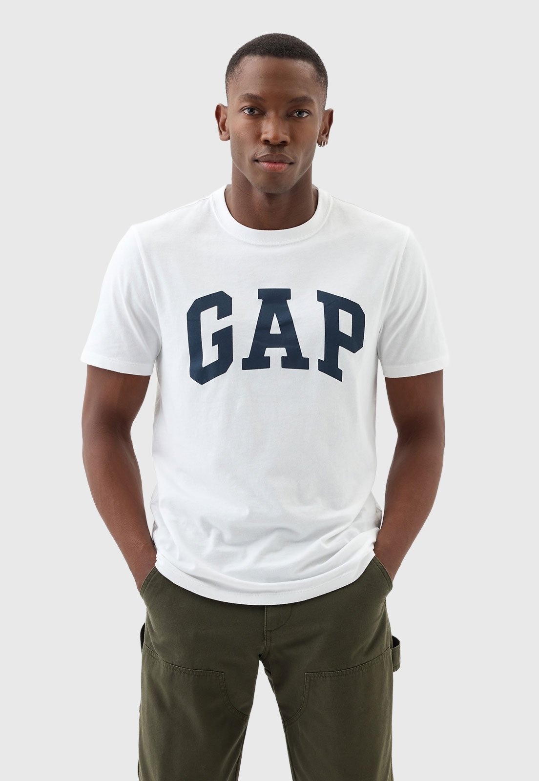 Camiseta GAP Logo Branca