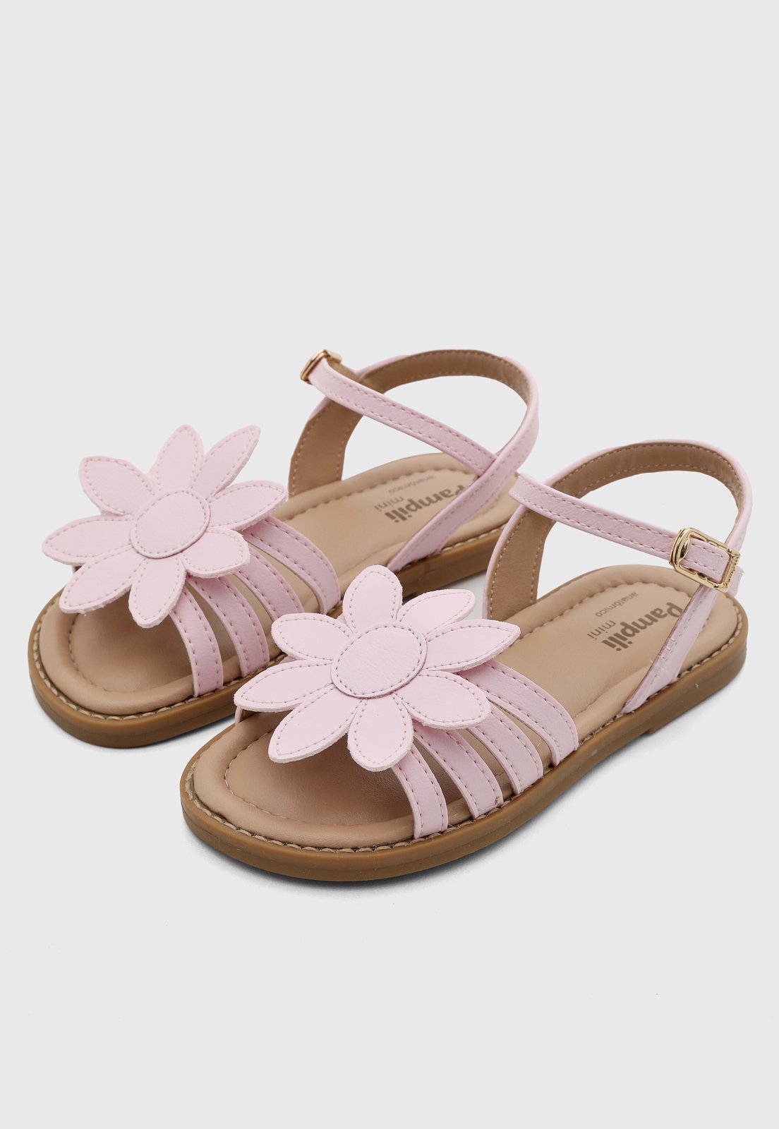 Infantil - Sandália Pampili Flor Rosa