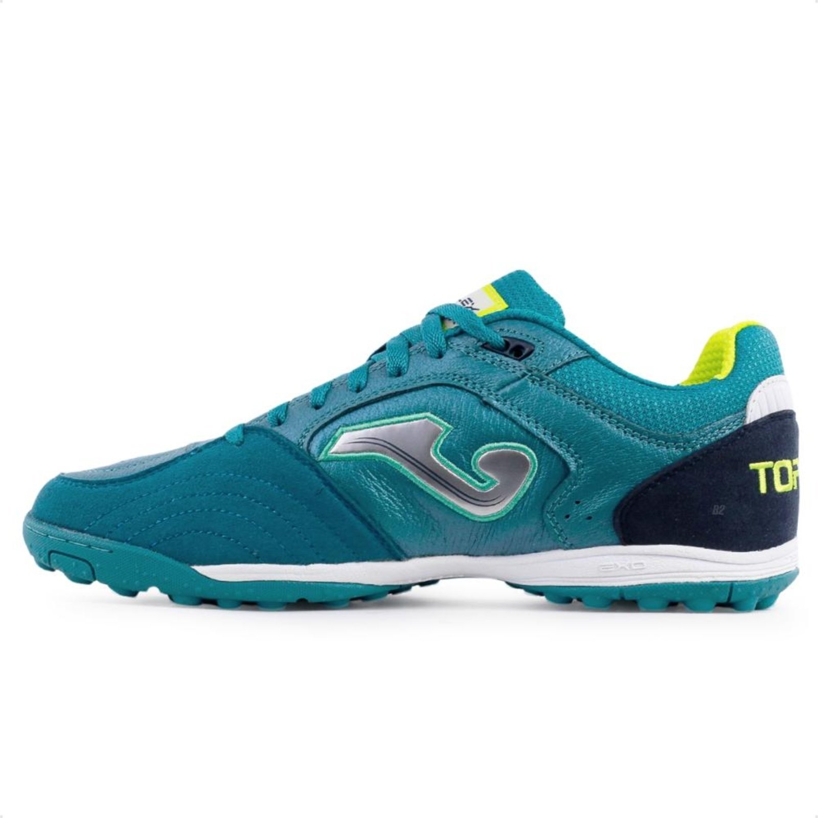 Vista 3 Chuteira Society Joma Top Flex verde Joma verde
