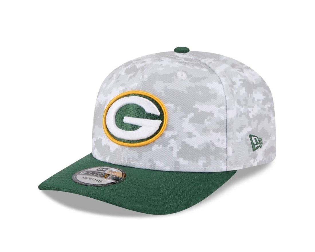 Bone New Era 9SEVENTY Green Bay Packers NFL Salute Service 2025 Militar