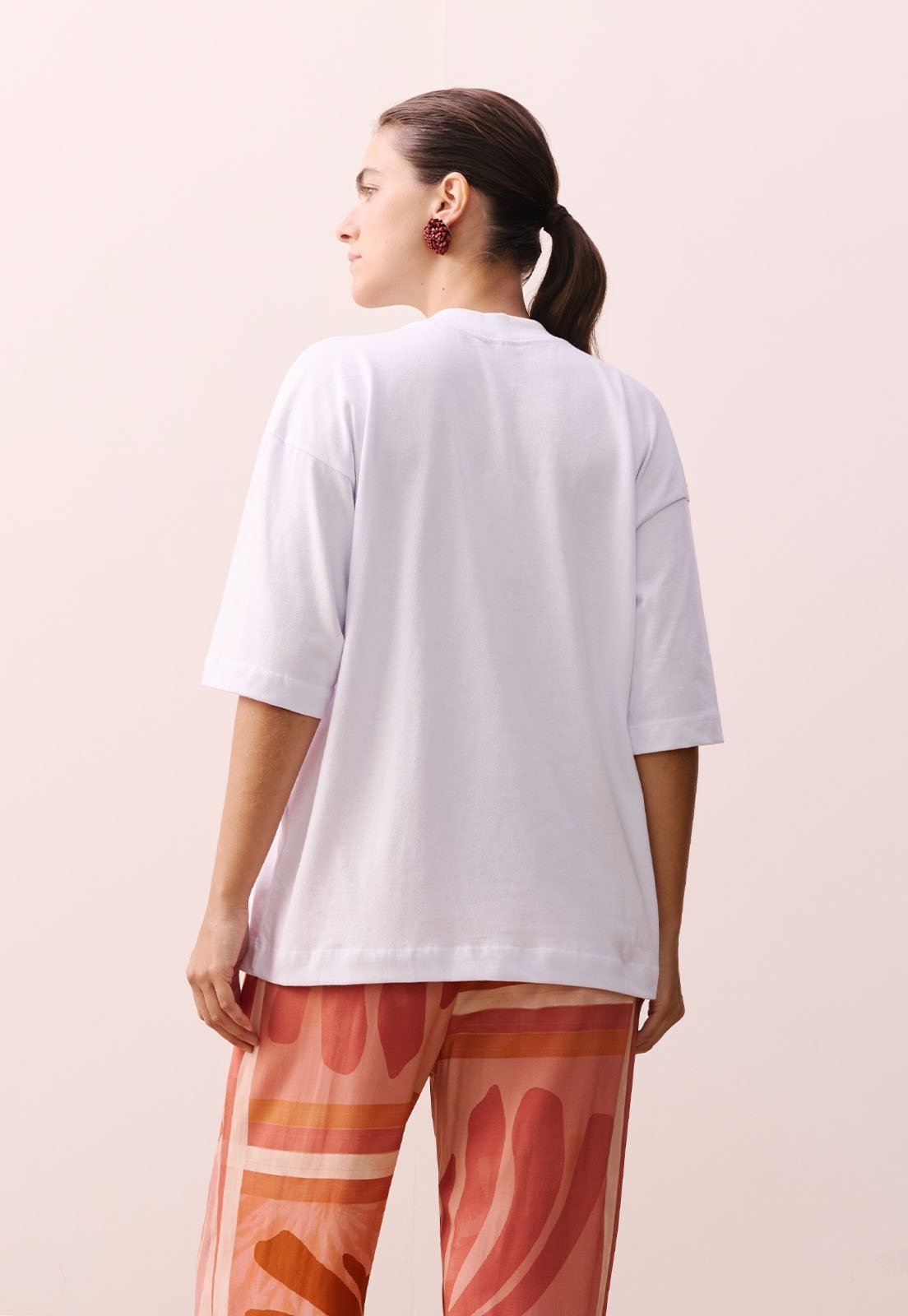 Vista 3 T-shirt Silk Rio é Mar CaCay off-white CaCay off-white