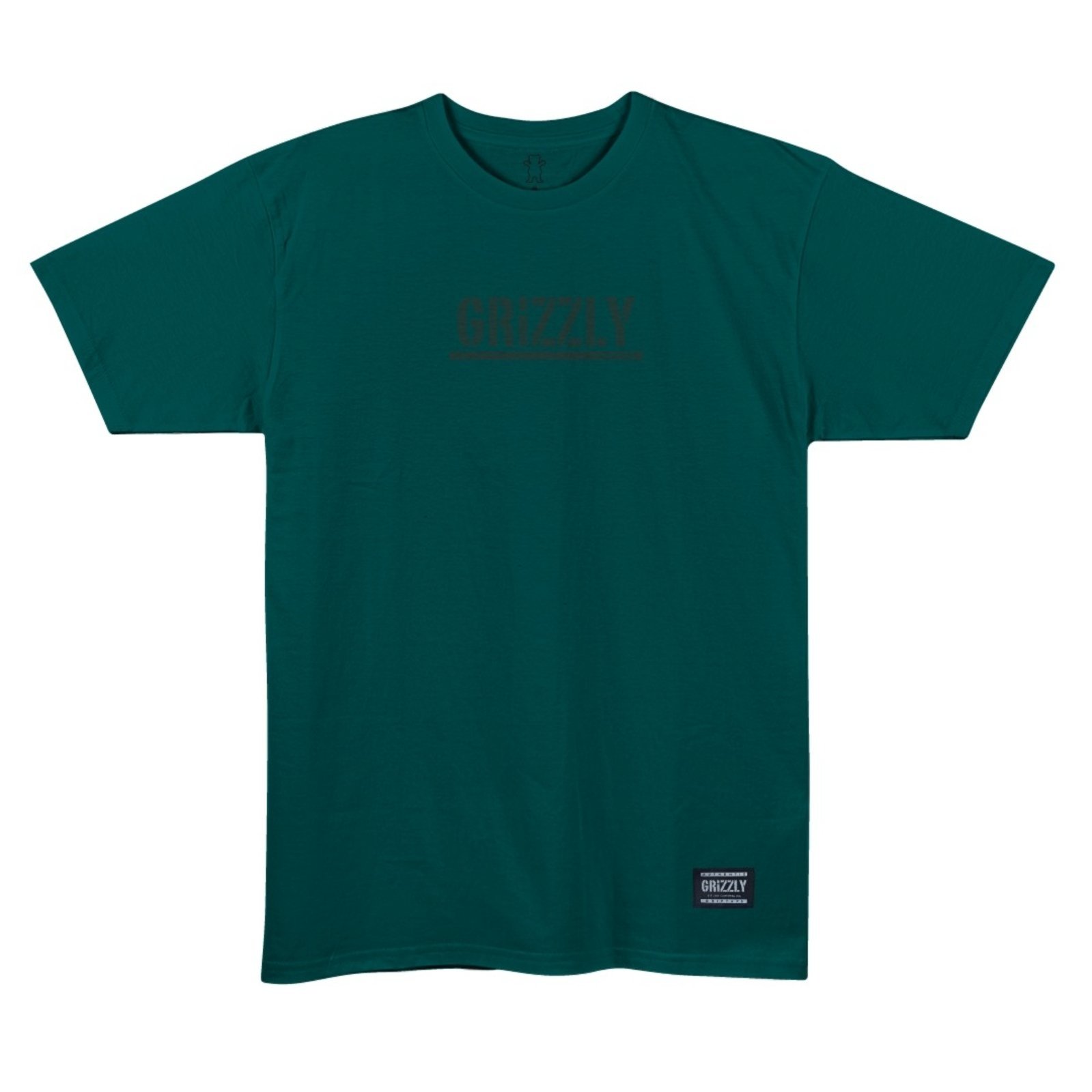 Camiseta Grizzly Og Stamp Tee - GREEN TEAL