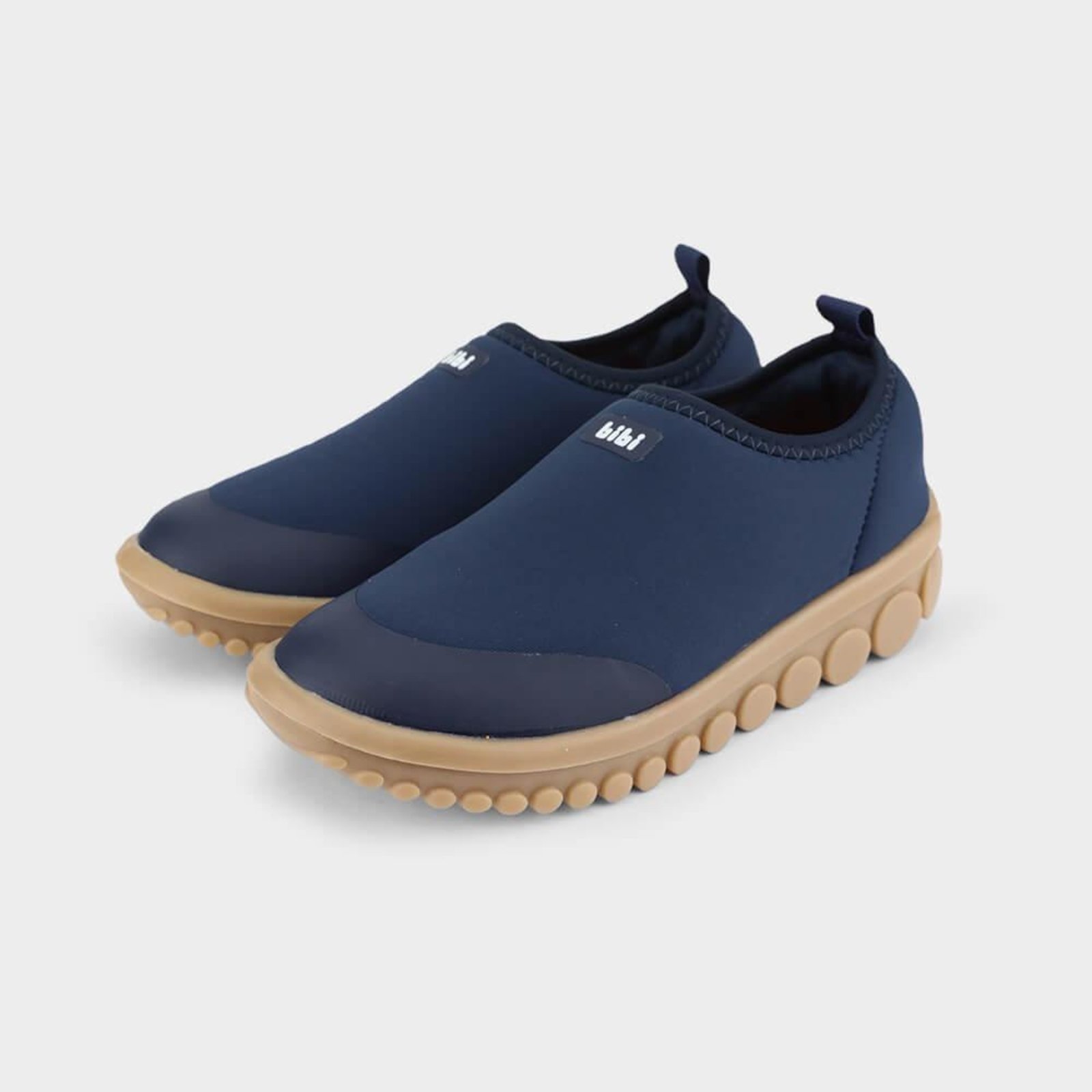 Vista 3 Infantil - Tênis Bibi Roller 2.0 Marinho com Marrom 22 Calçados Bibi azul Calçados Bibi azul
