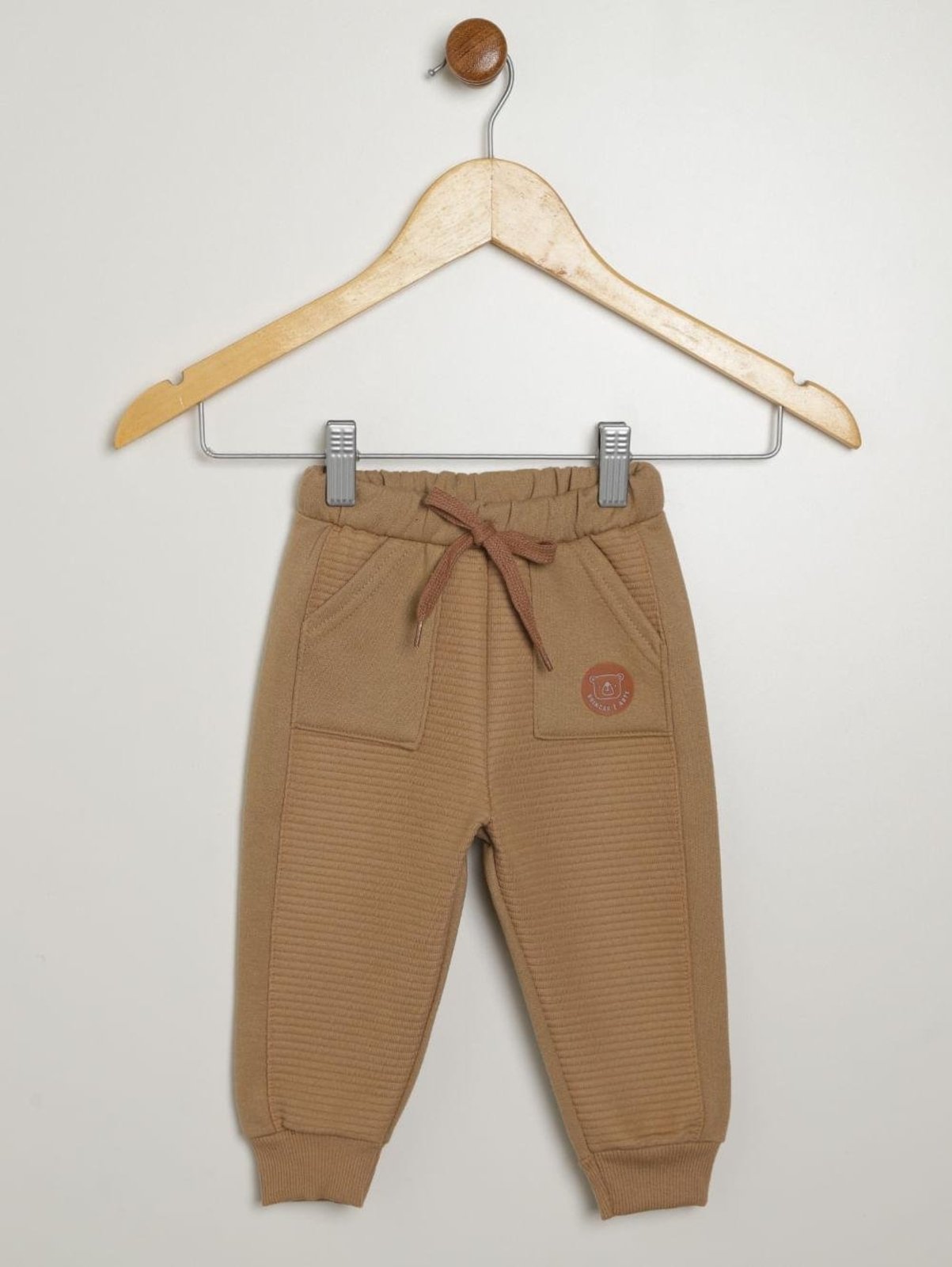 Infantil - Calça Moletom Com Punho Para - CAQUI