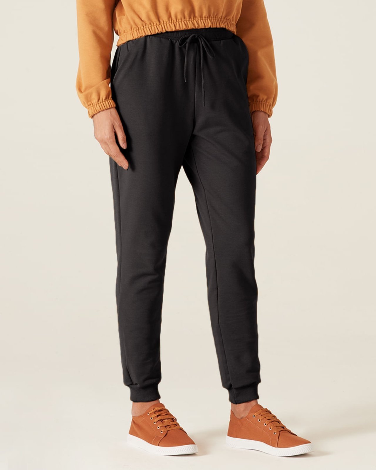 Vista 3 Calça Jogging Moletom Stretch Malwee preto Malwee preto