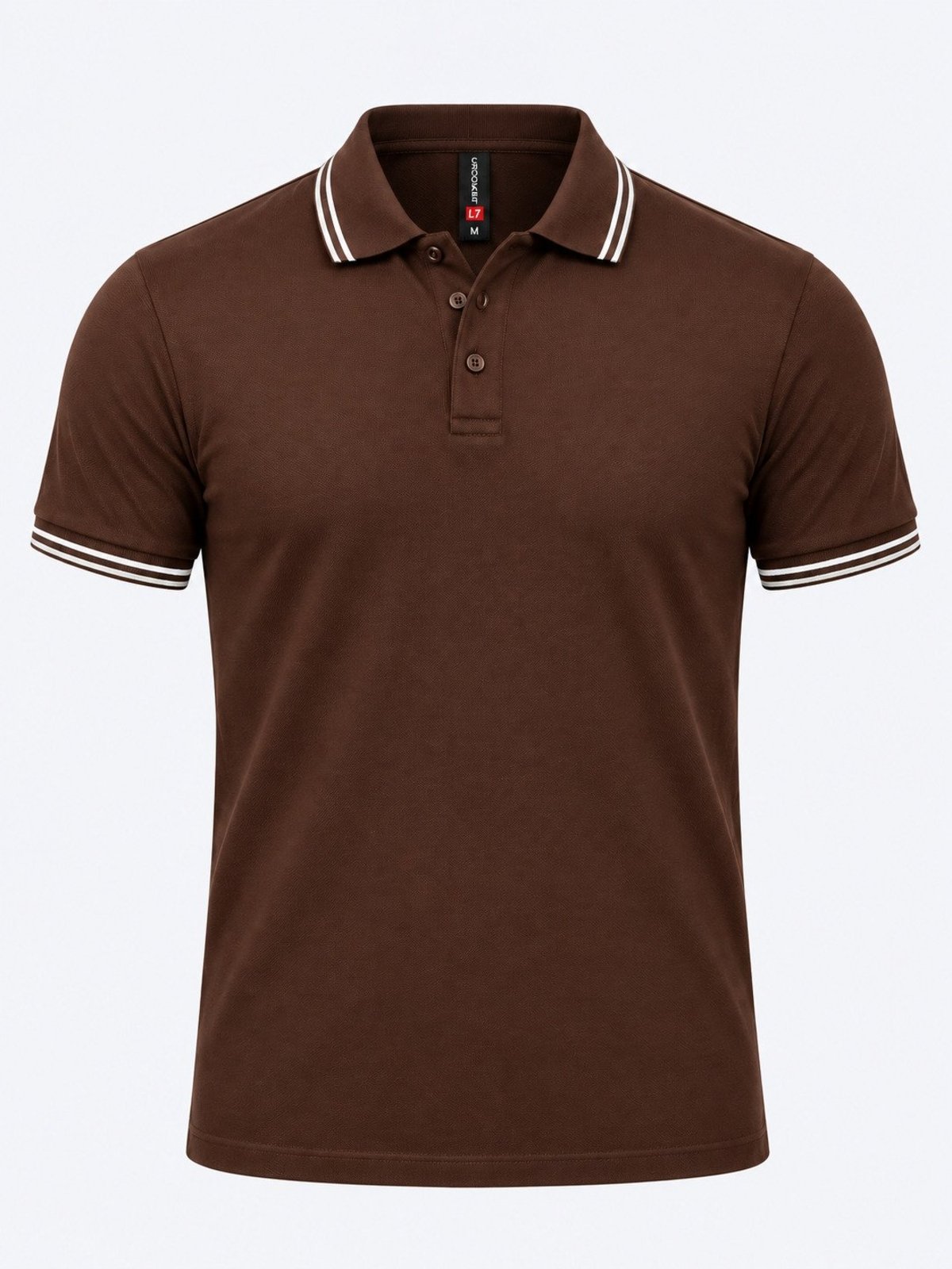 Camisa Masculina Gola Polo Básica Piquet Crocker