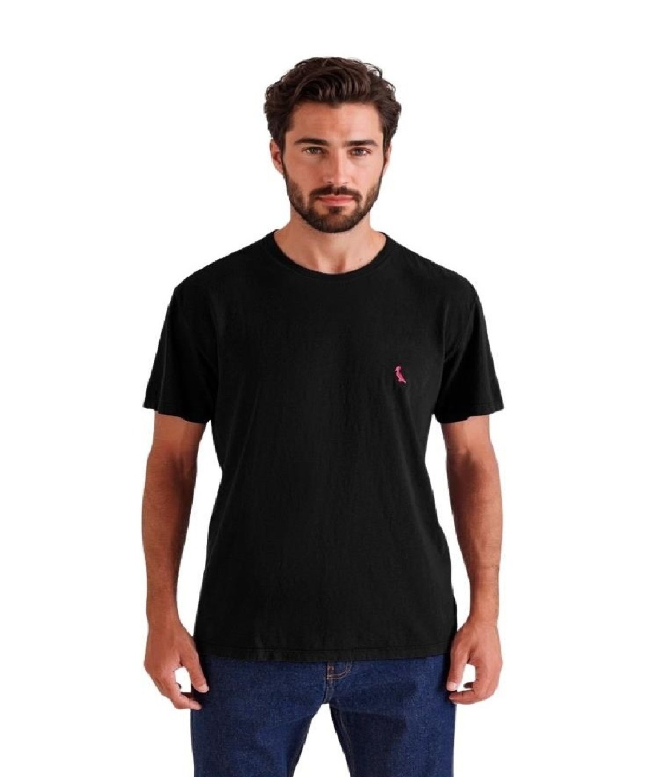 Vista 2 Camiseta Pica Pau Bordado Mauve Reserva preto mauve Reserva preto mauve