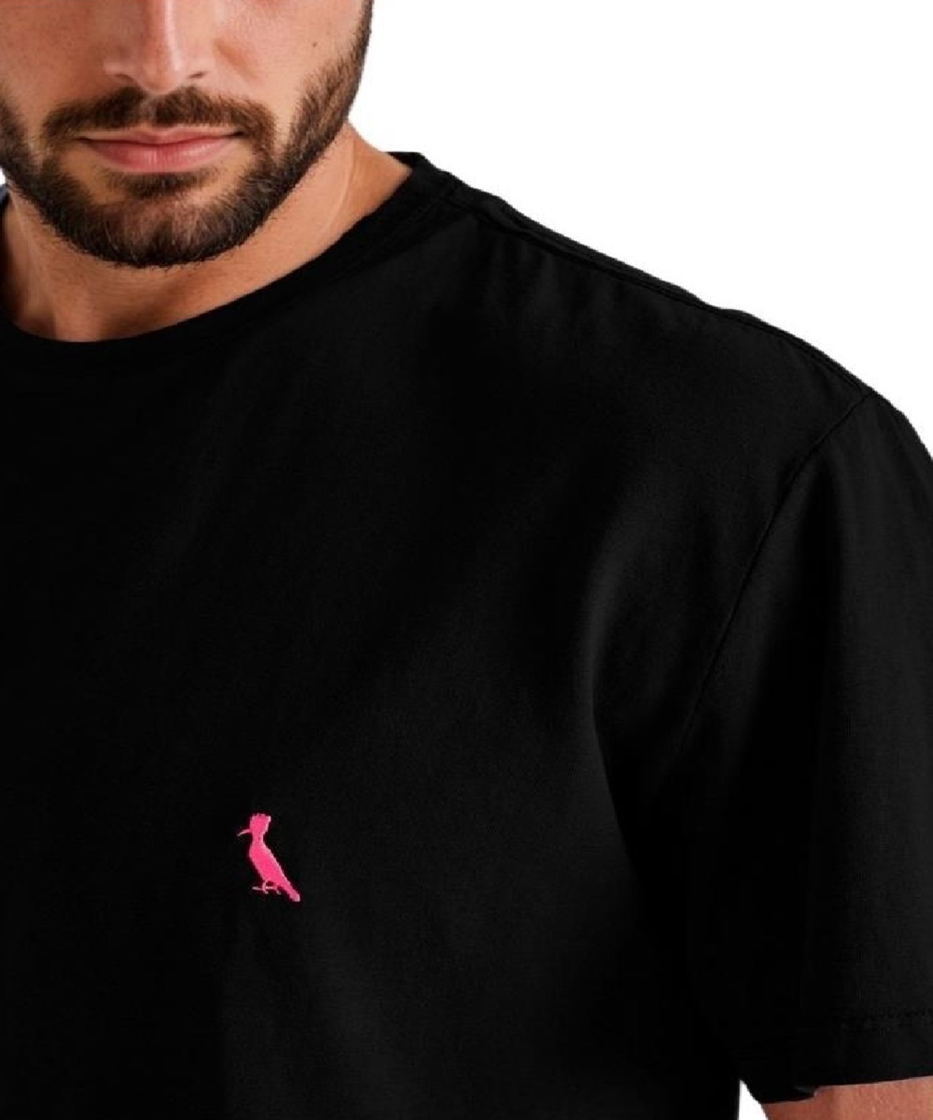 Vista 3 Camiseta Pica Pau Bordado Mauve Reserva preto mauve Reserva preto mauve