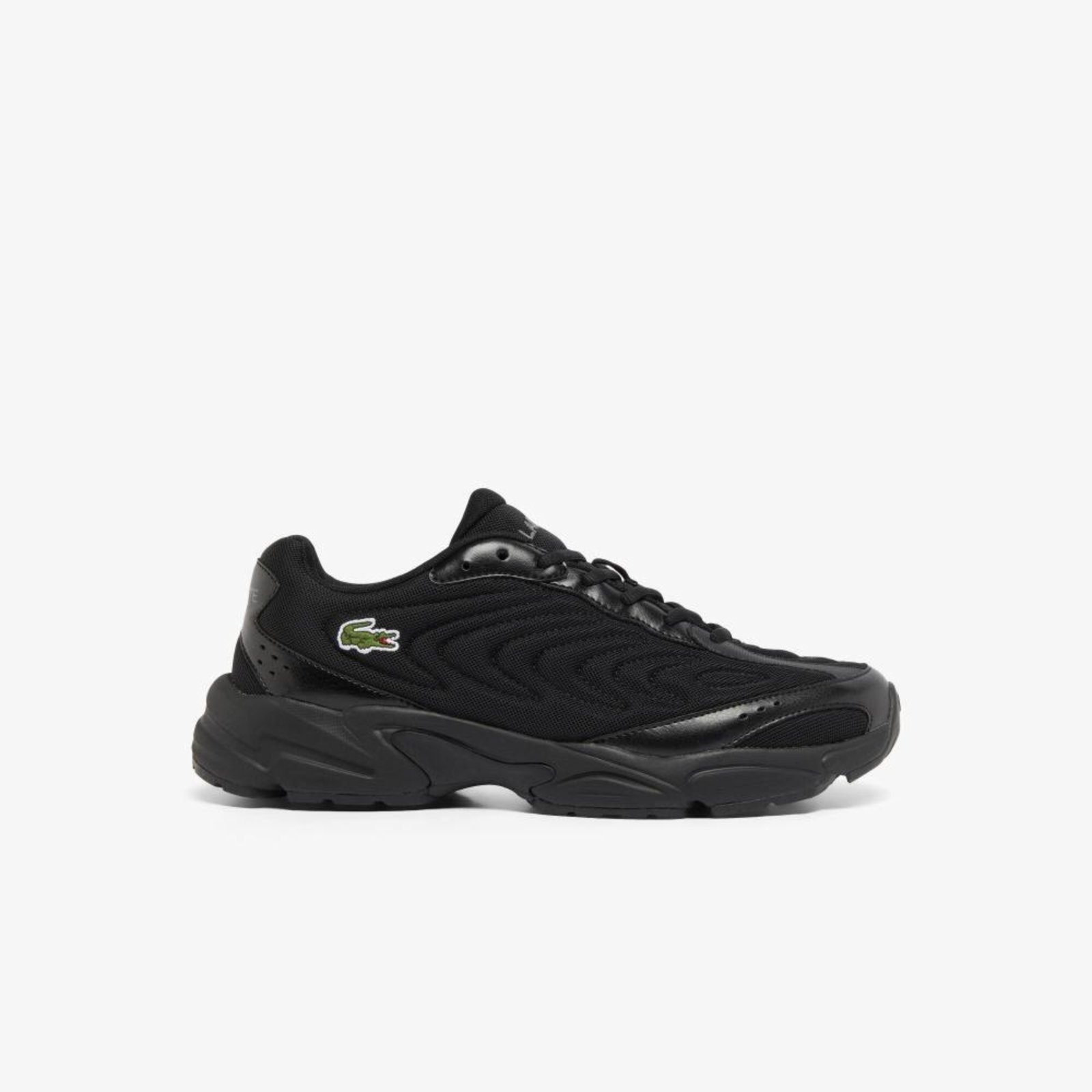 Tênis Lacoste Masculino Storm 96 2K Lite em couro Preto