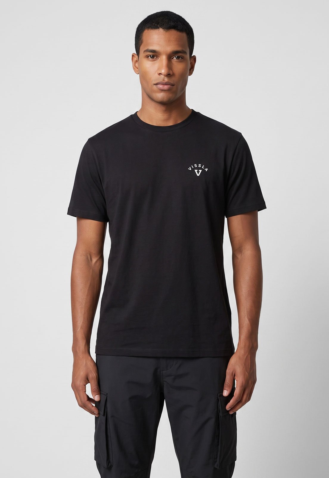 Camiseta Masculina Vissla Silk Coast Preta