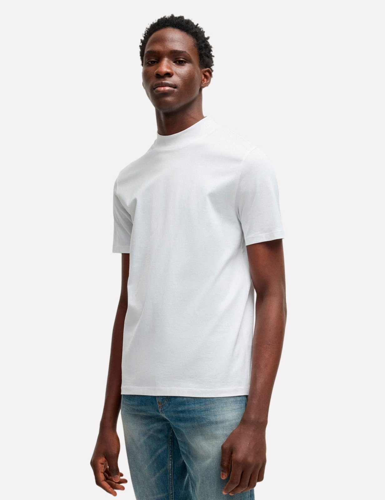 Camiseta Hugo Boss Masculina Slim Dimersom Branca